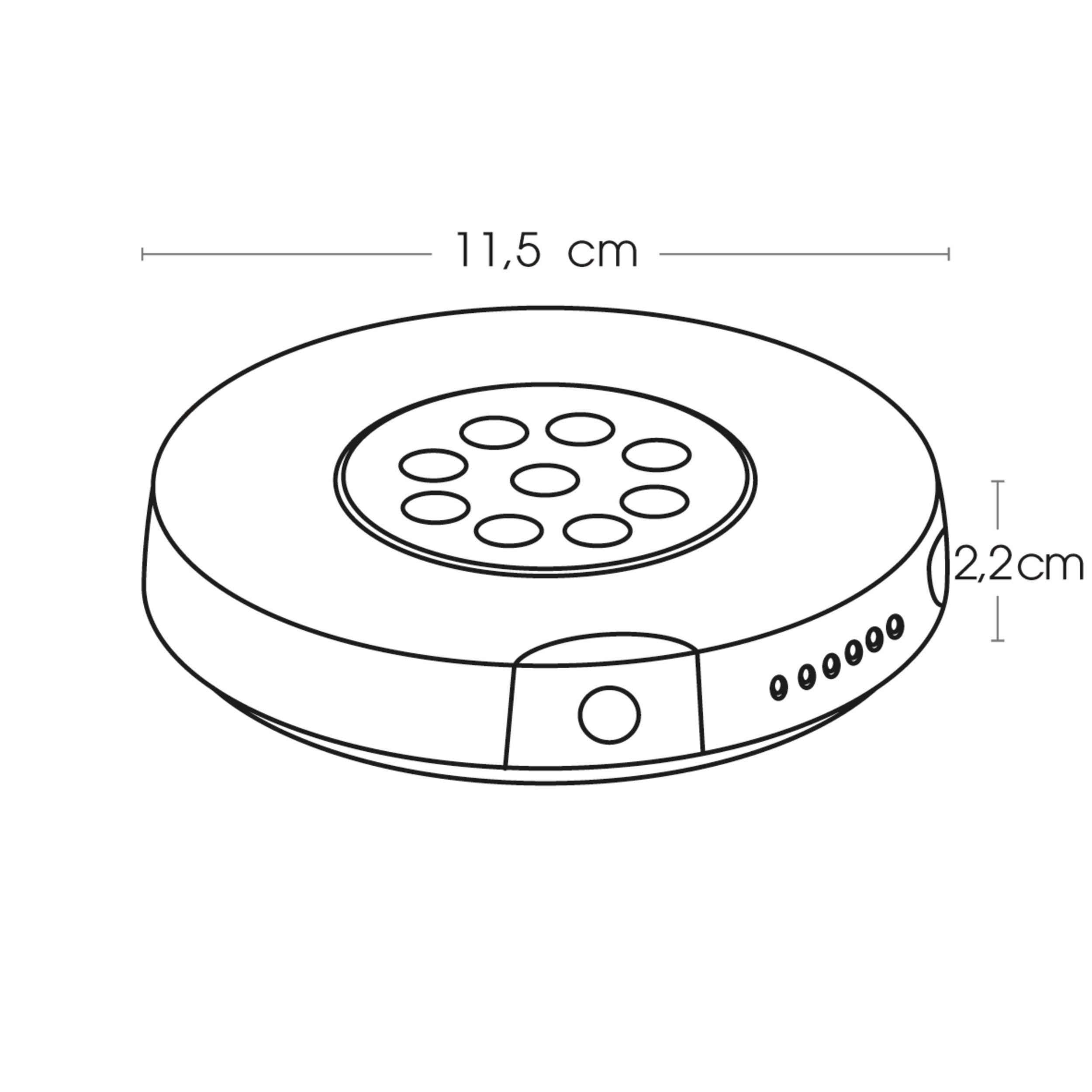 Lampa LED Yobe diam 12.5 cm alba Atmosphera