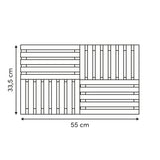Bamboo duckboard 55 x 33 cm - Five