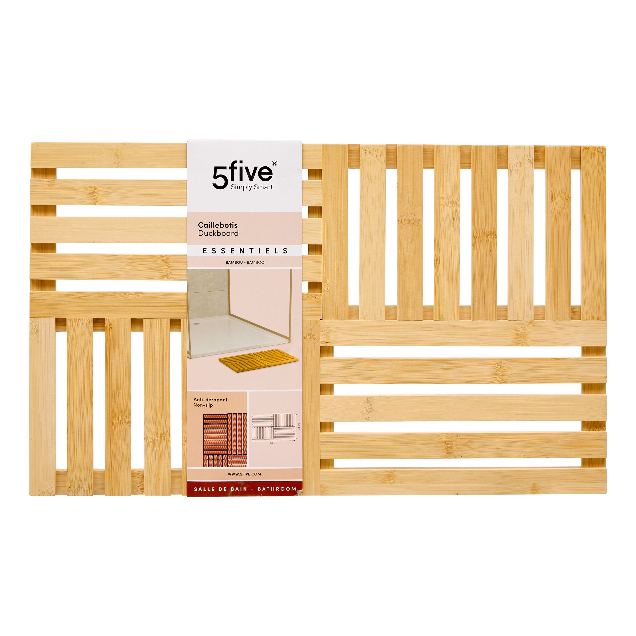 Bamboo duckboard 55 x 33 cm - Five