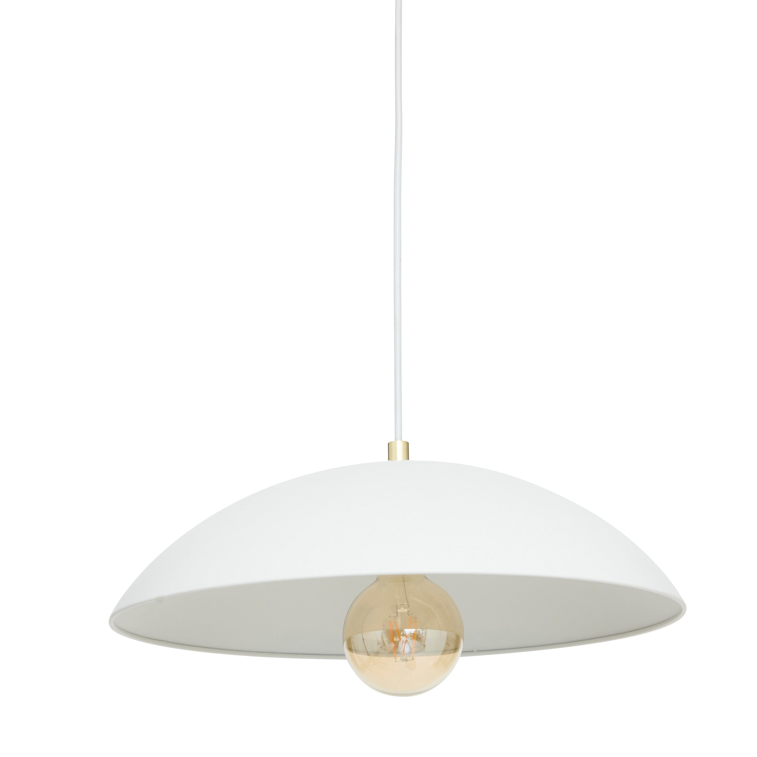 Corp de iluminat, delcia alb metal suspendata lampa D45 cm - Atmosphera
