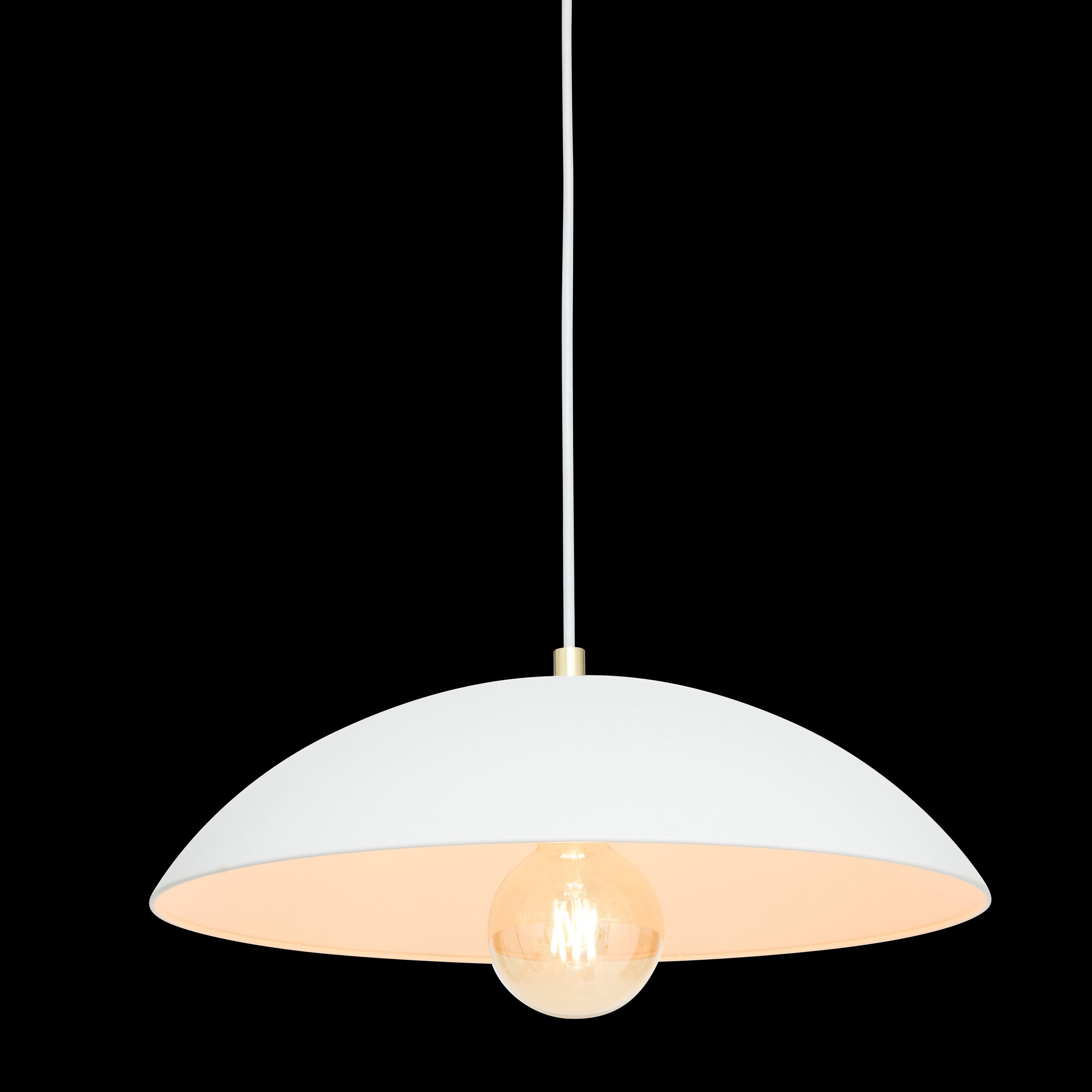 Corp de iluminat, delcia alb metal suspendata lampa D45 cm - Atmosphera