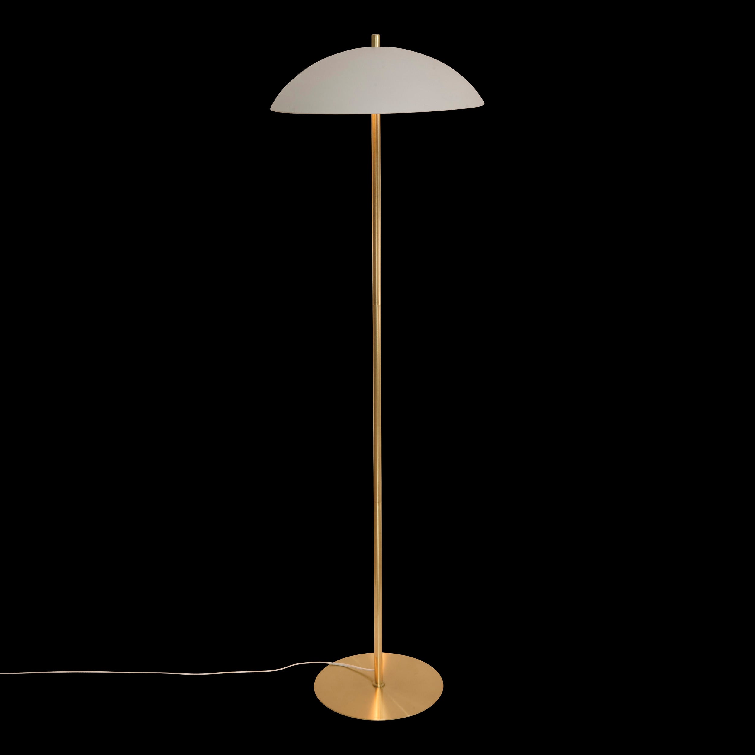 Corp de iluminat, delcia alb metal flr lampa H150 cm - Atmosphera