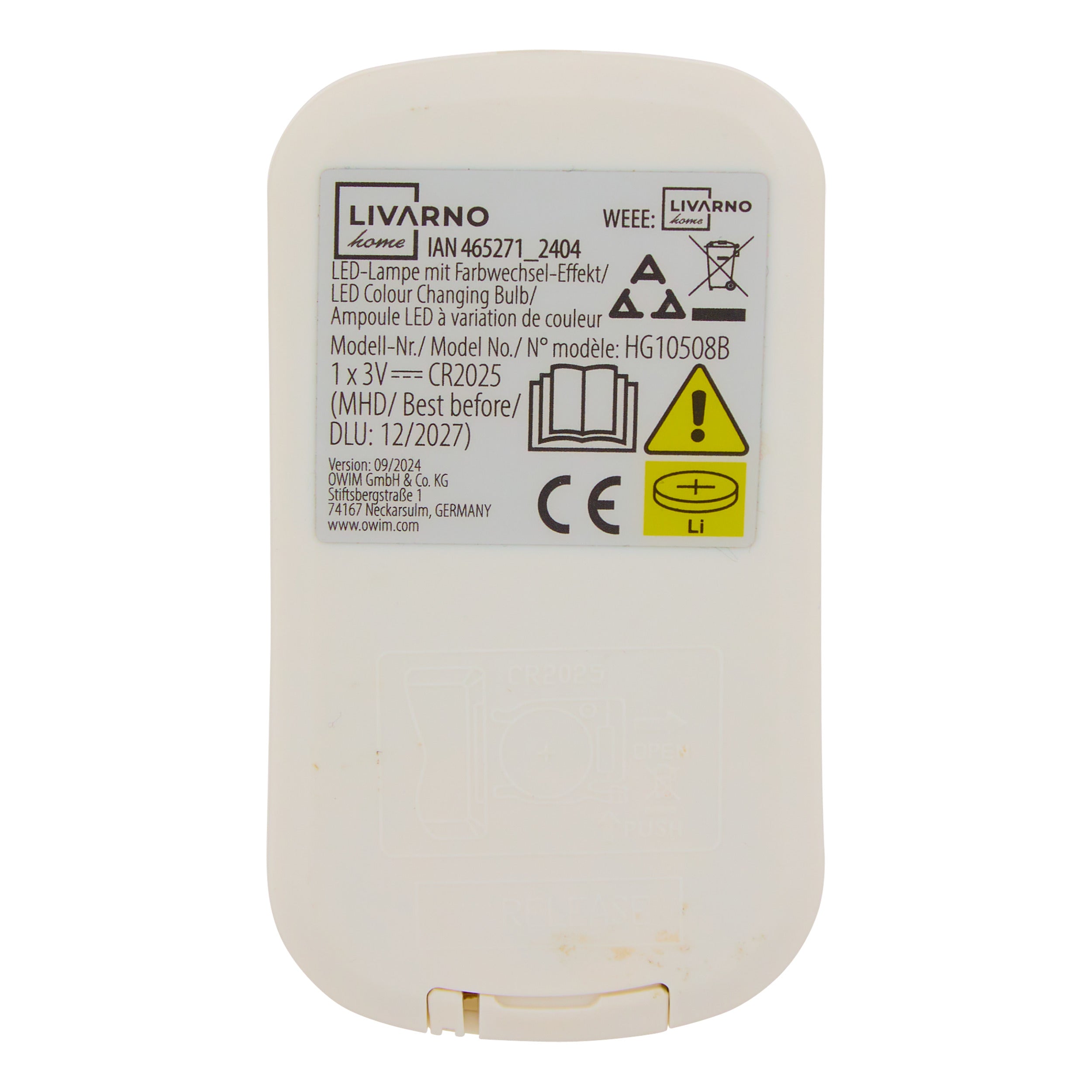 Corp de iluminat, RGB LED bulb rem ctrl e27 a60 - Atmosphera