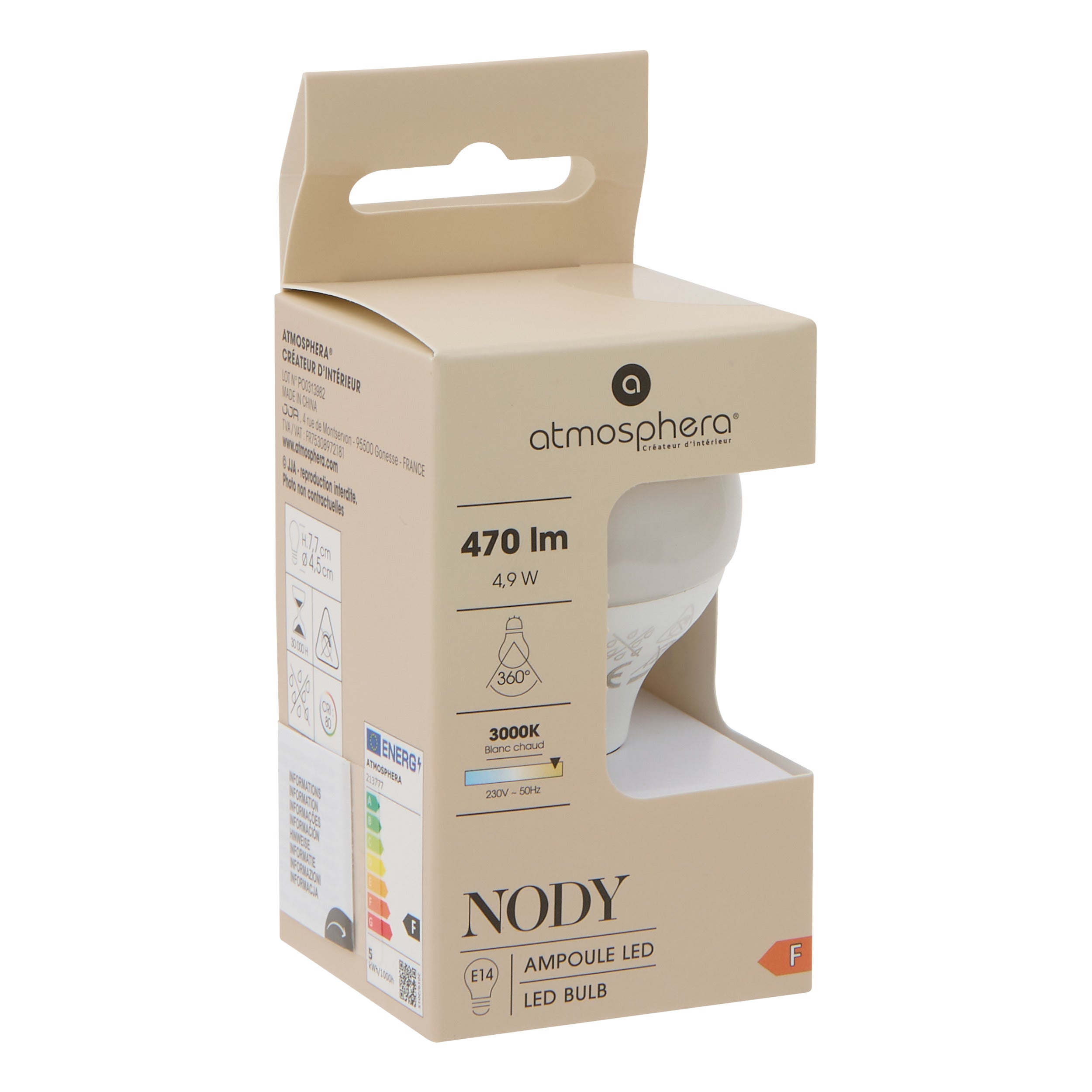 Corp de iluminat, alb LED bulb e14 p45 - Atmosphera