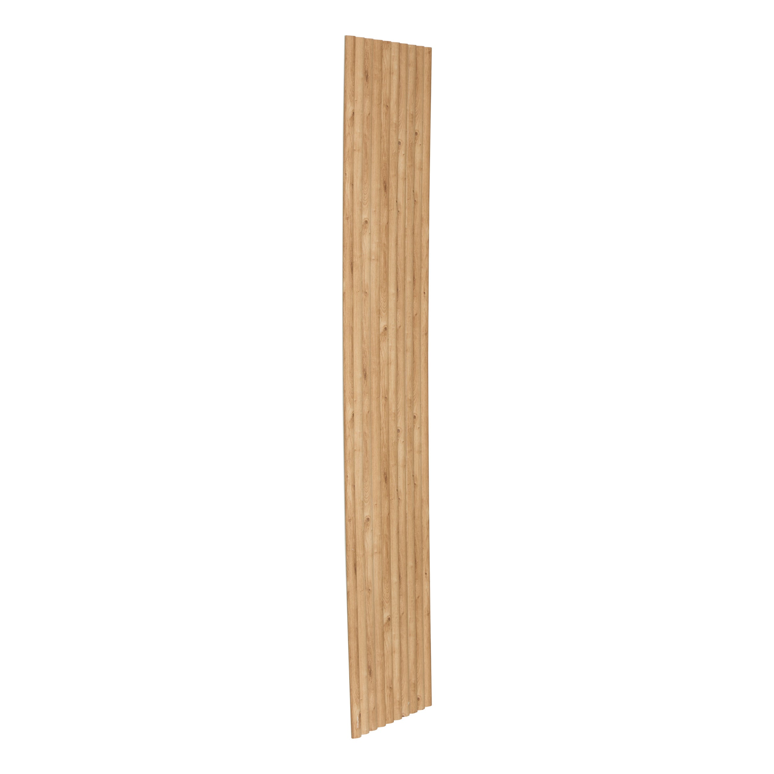 Panou decorativ de perete "Alcov", 2 bucati - Bej, 240x30 cm - Atmosphera
