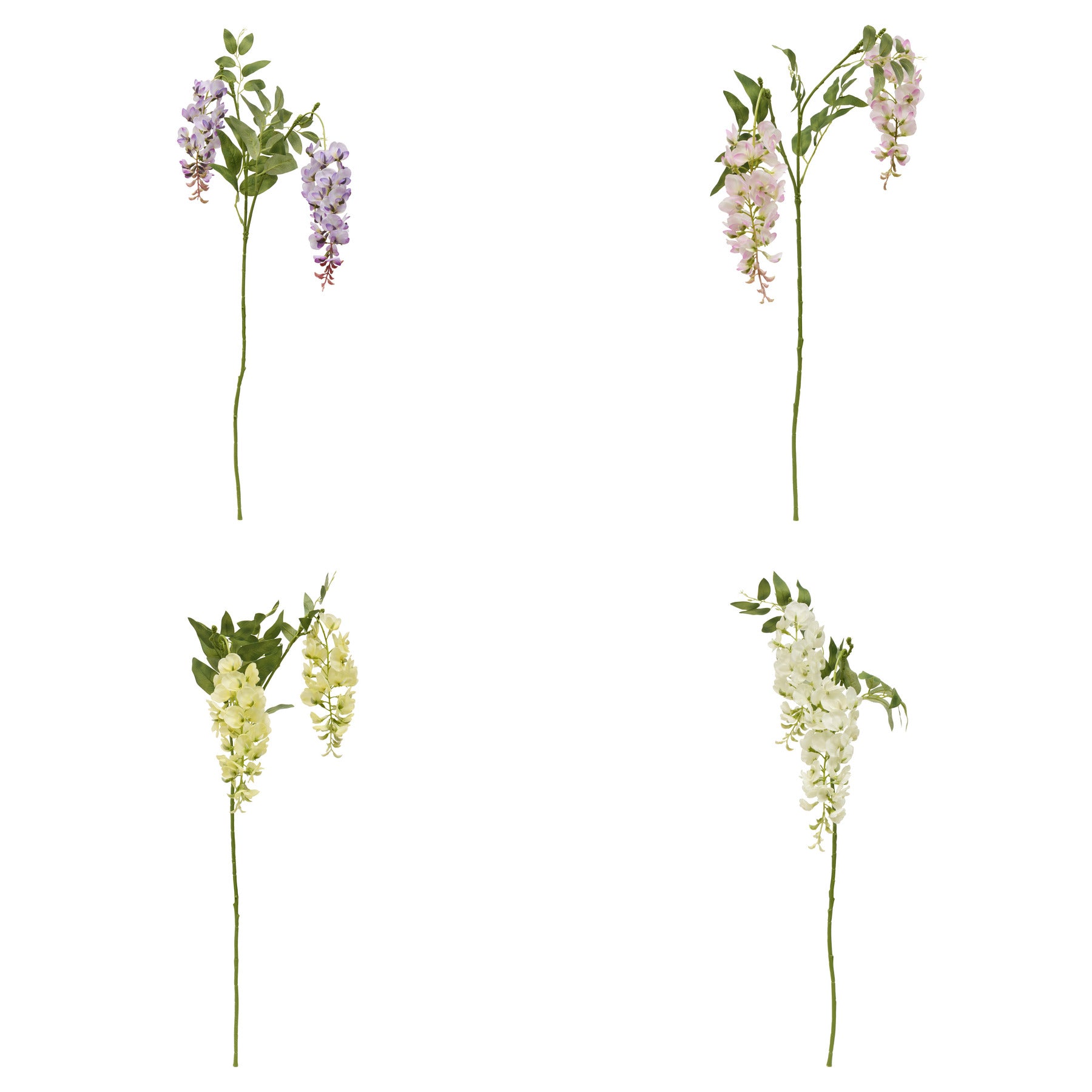Floare decorativa, wisteria stem phoebe H95 cm - Atmosphera