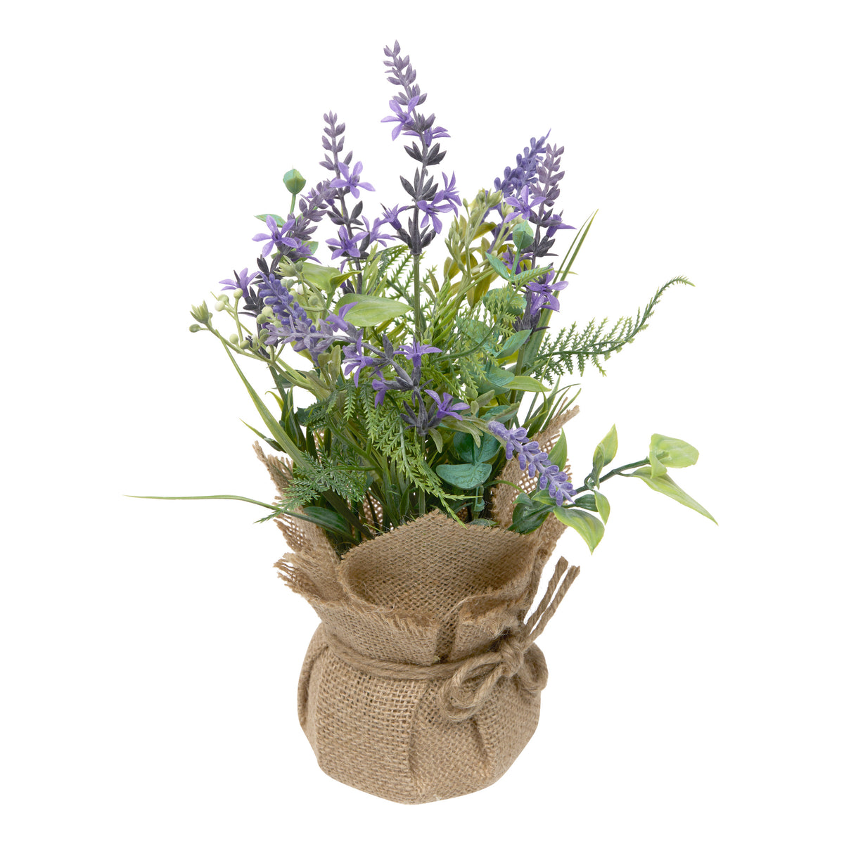 Floare decorativa, lavander iuta bunch prov H29 cm - Atmosphera