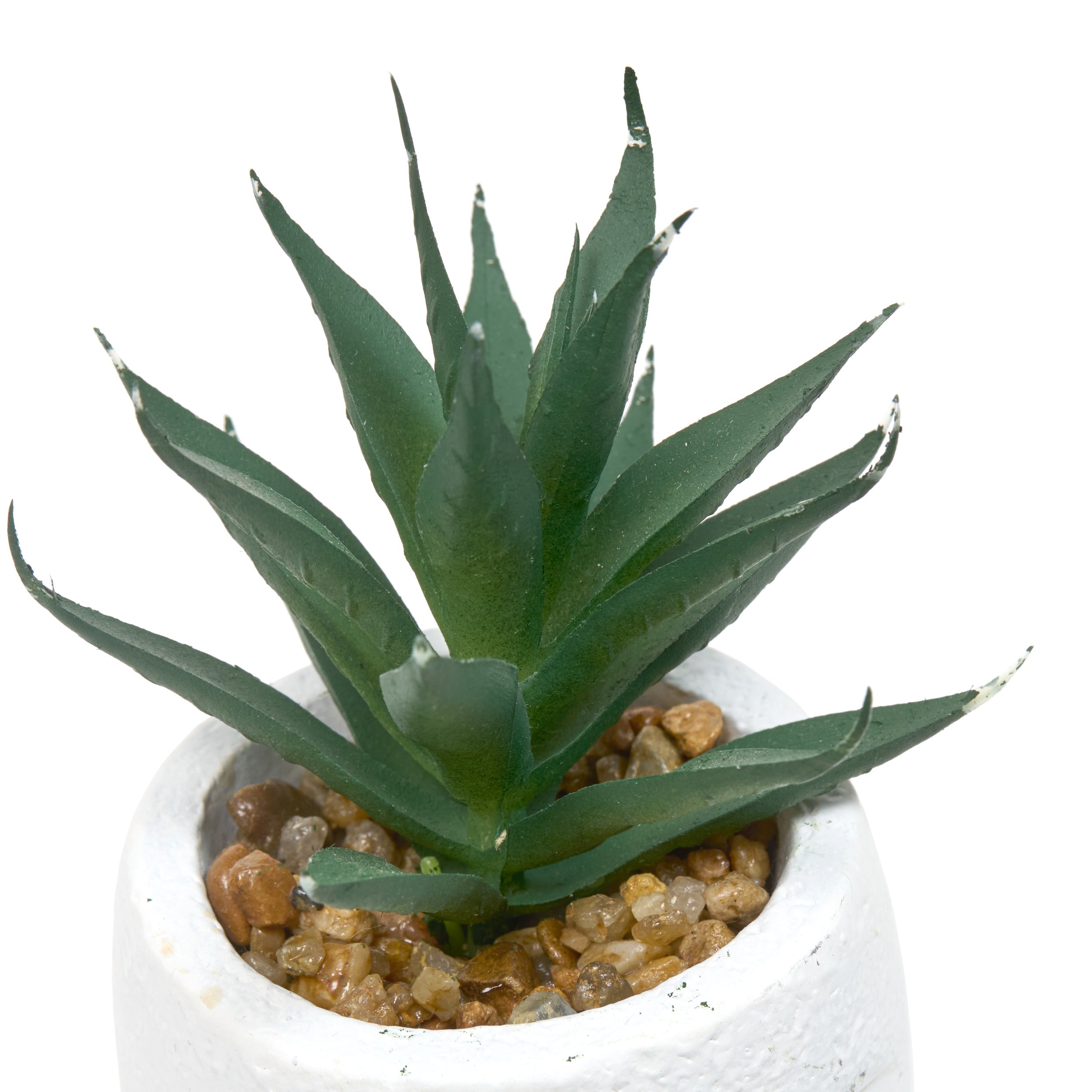 Floare decorativa, succulent face teri H13 cm - Atmosphera