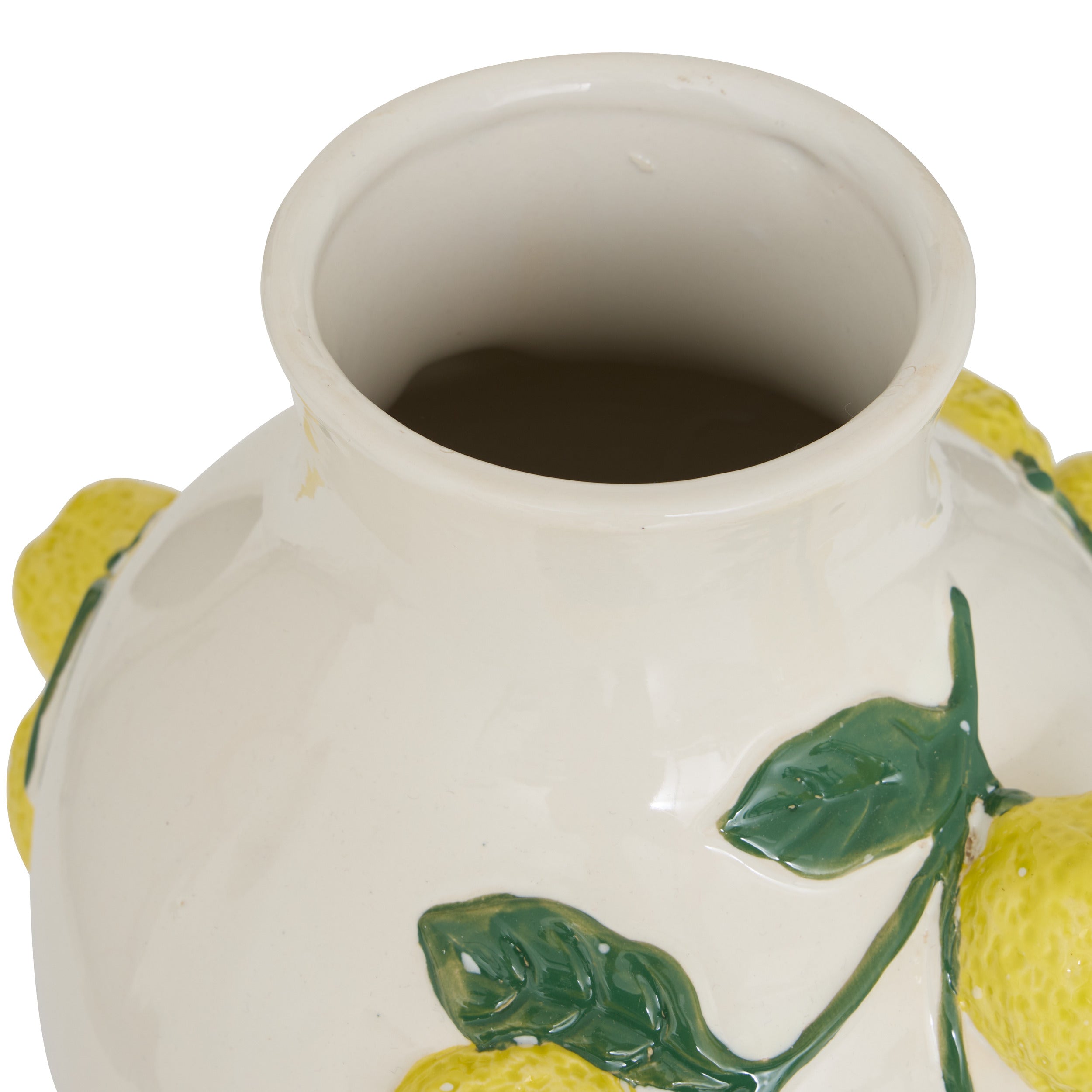 Decor pentru casa, lemon ceramica vaze fruity H32.6 cm - Atmosphera