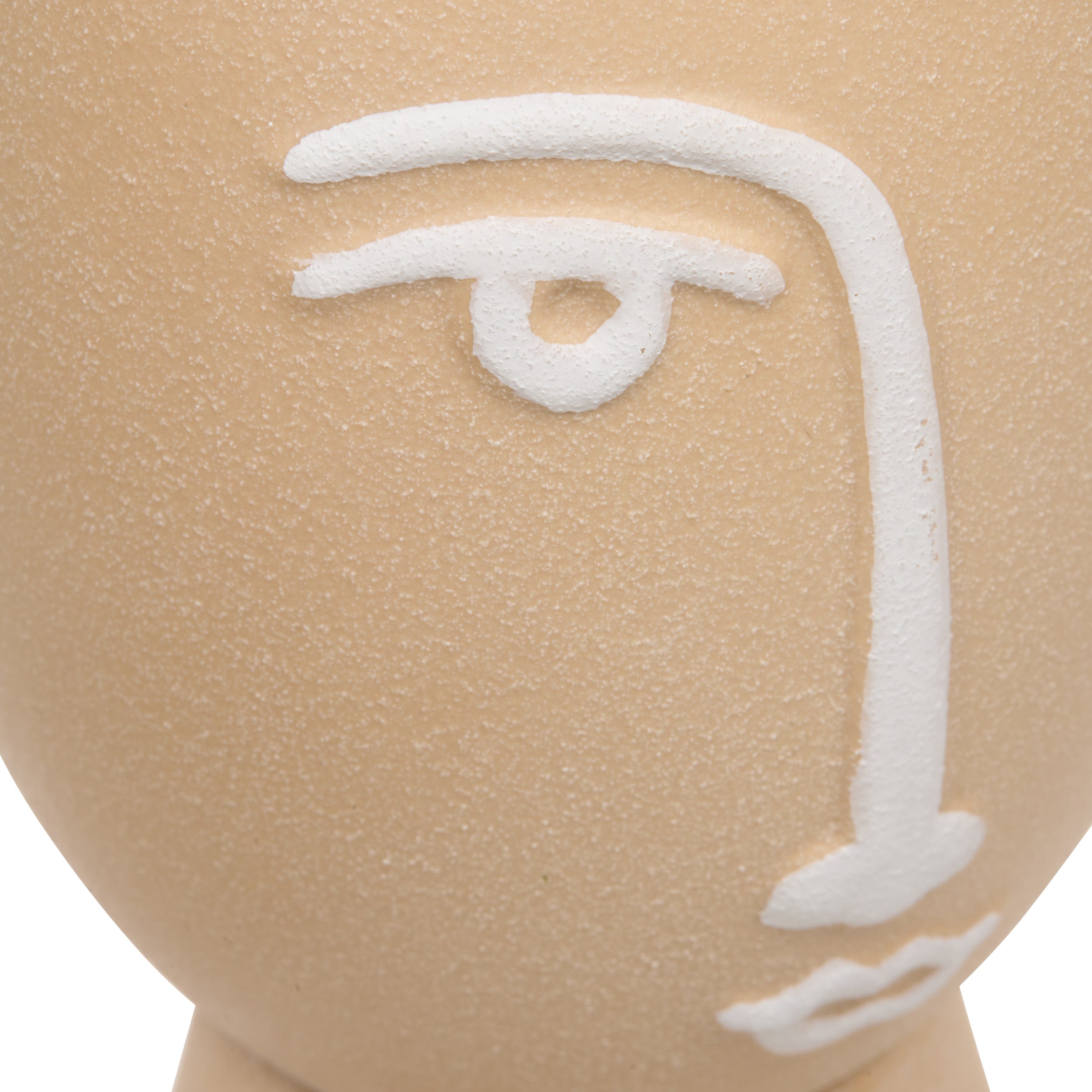 Decor pentru casa, ceramica face vaze pam H19.8 cm - Atmosphera