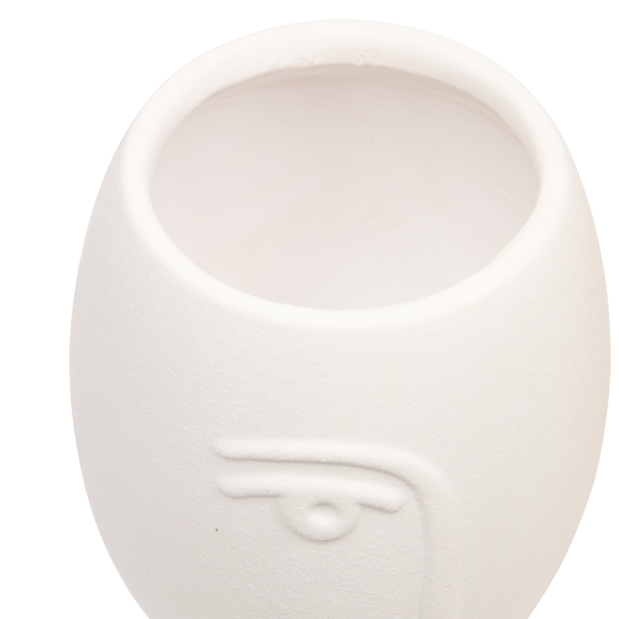 Decor pentru casa, ceramica face vaze pam H19.8 cm - Atmosphera