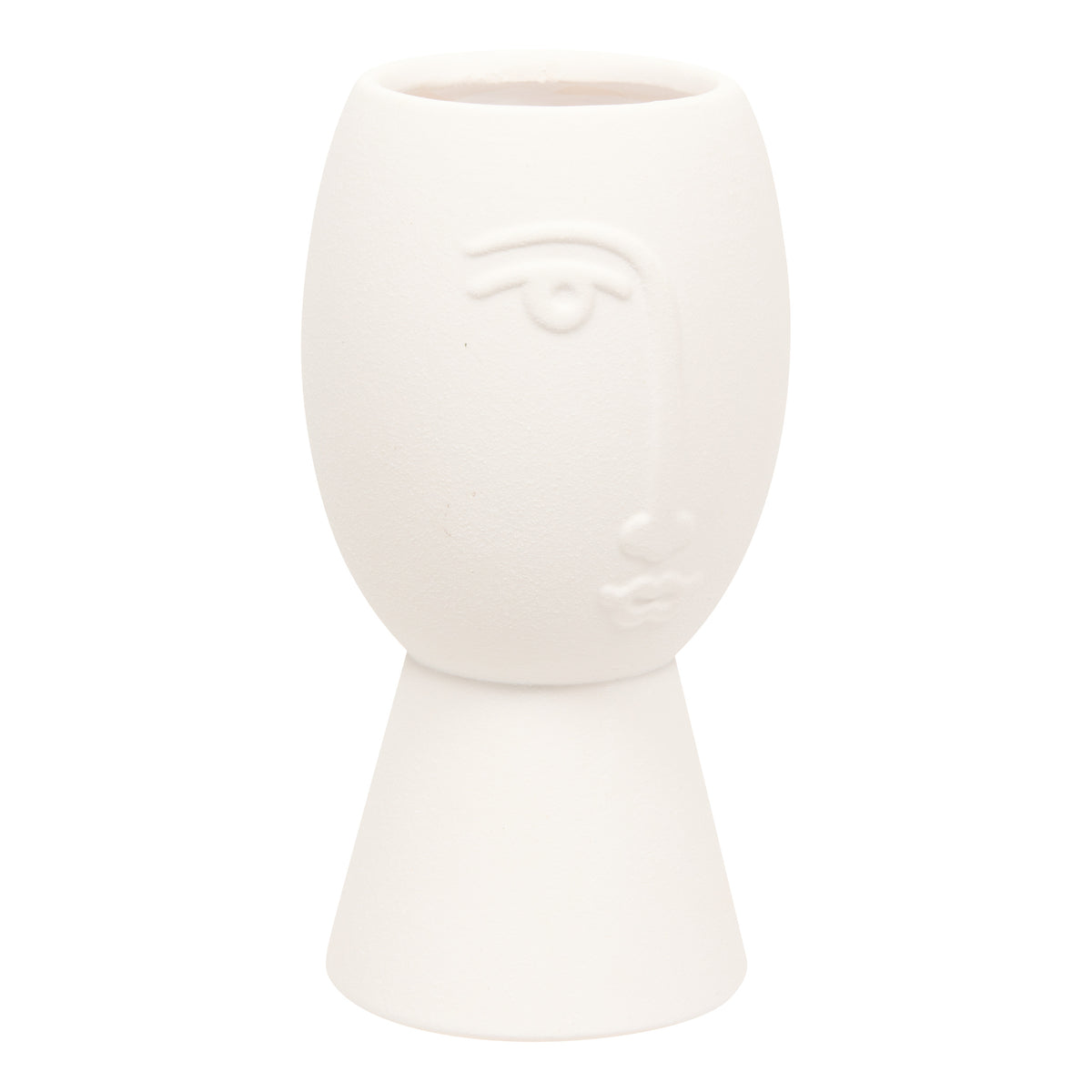 Decor pentru casa, ceramica face vaze pam H19.8 cm - Atmosphera