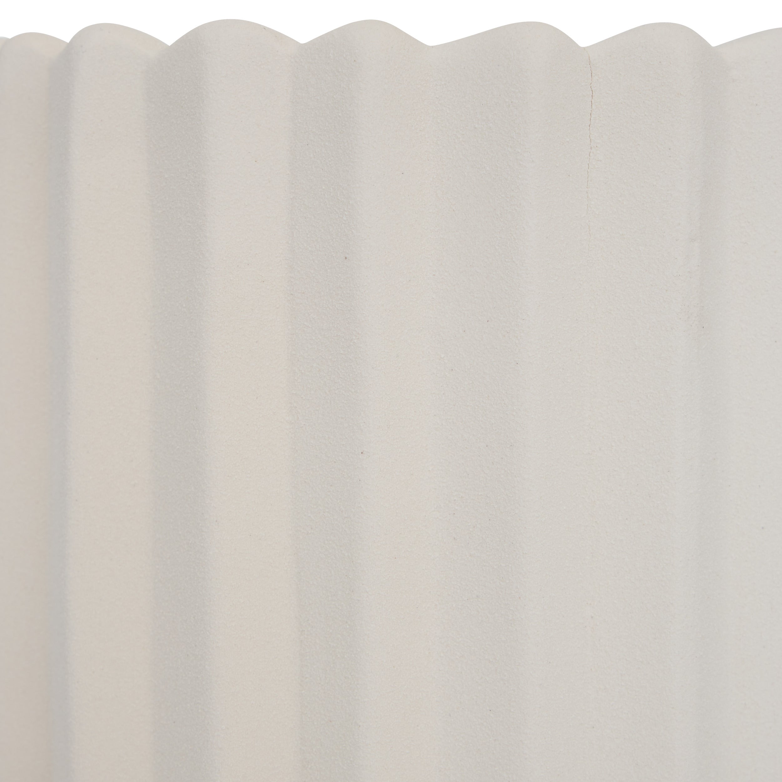 Decor pentru casa, strip vaze fernan alb H36.5 cm - Atmosphera