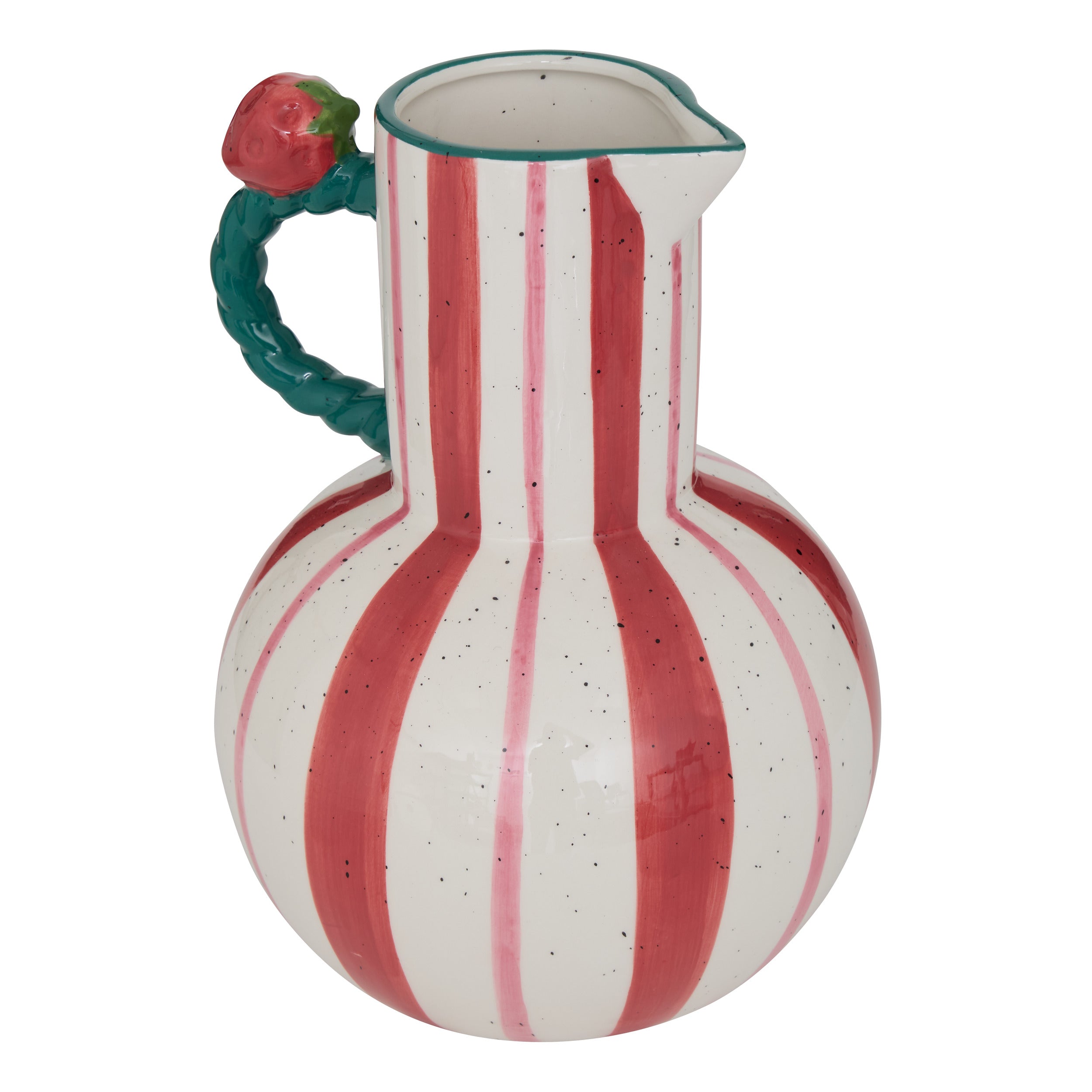 Decor pentru casa, ceramica handle vaze fruity H25 cm - Atmosphera