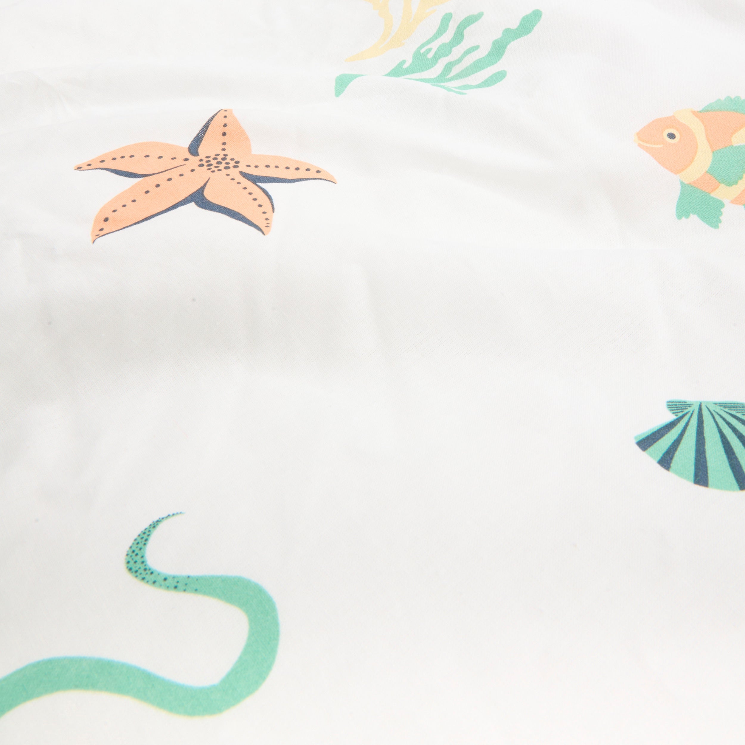 Decoratiune copii, sea printed bedset 140 x 200 cm - Atmosphera For Kids