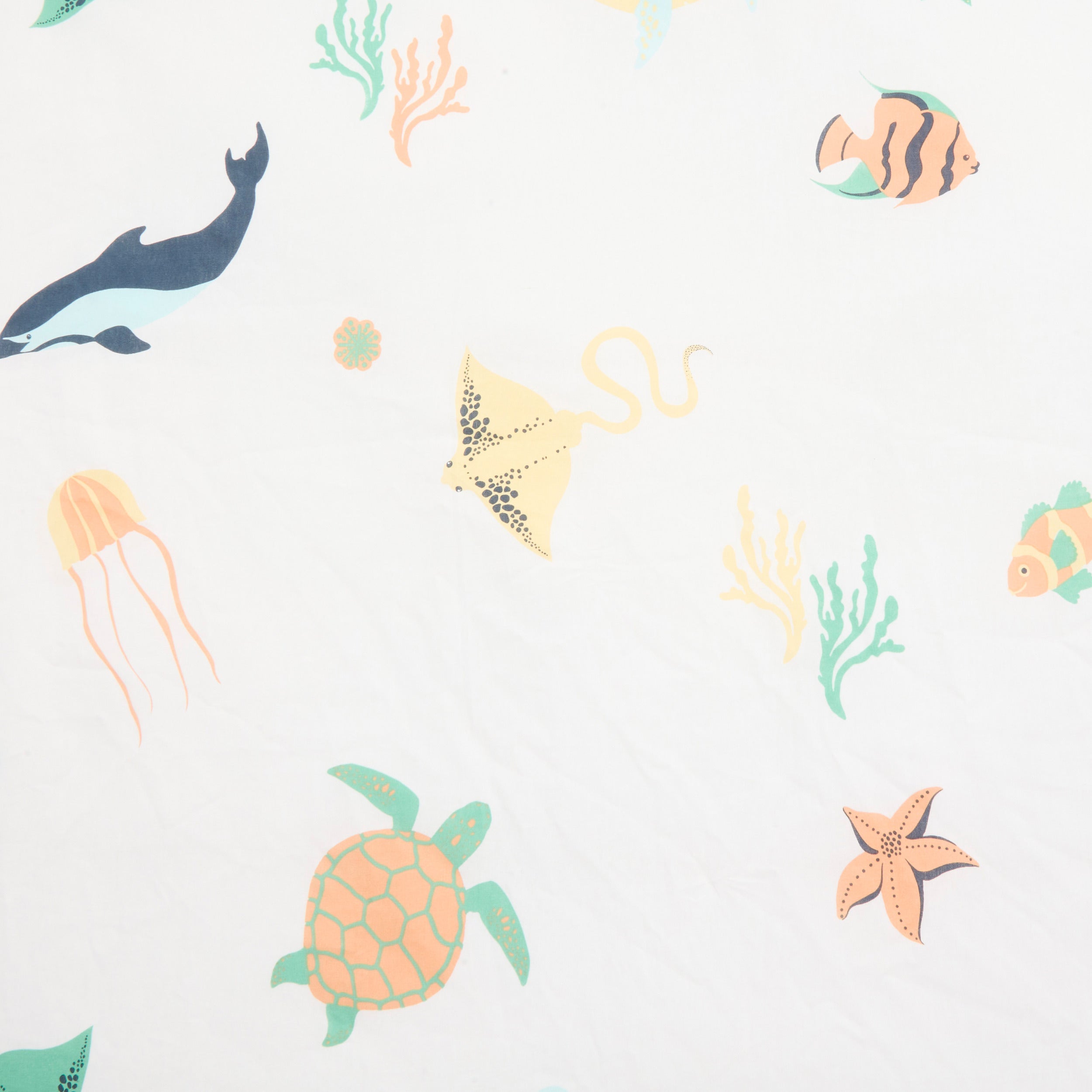 Decoratiune copii, sea printed bedset 140 x 200 cm - Atmosphera For Kids