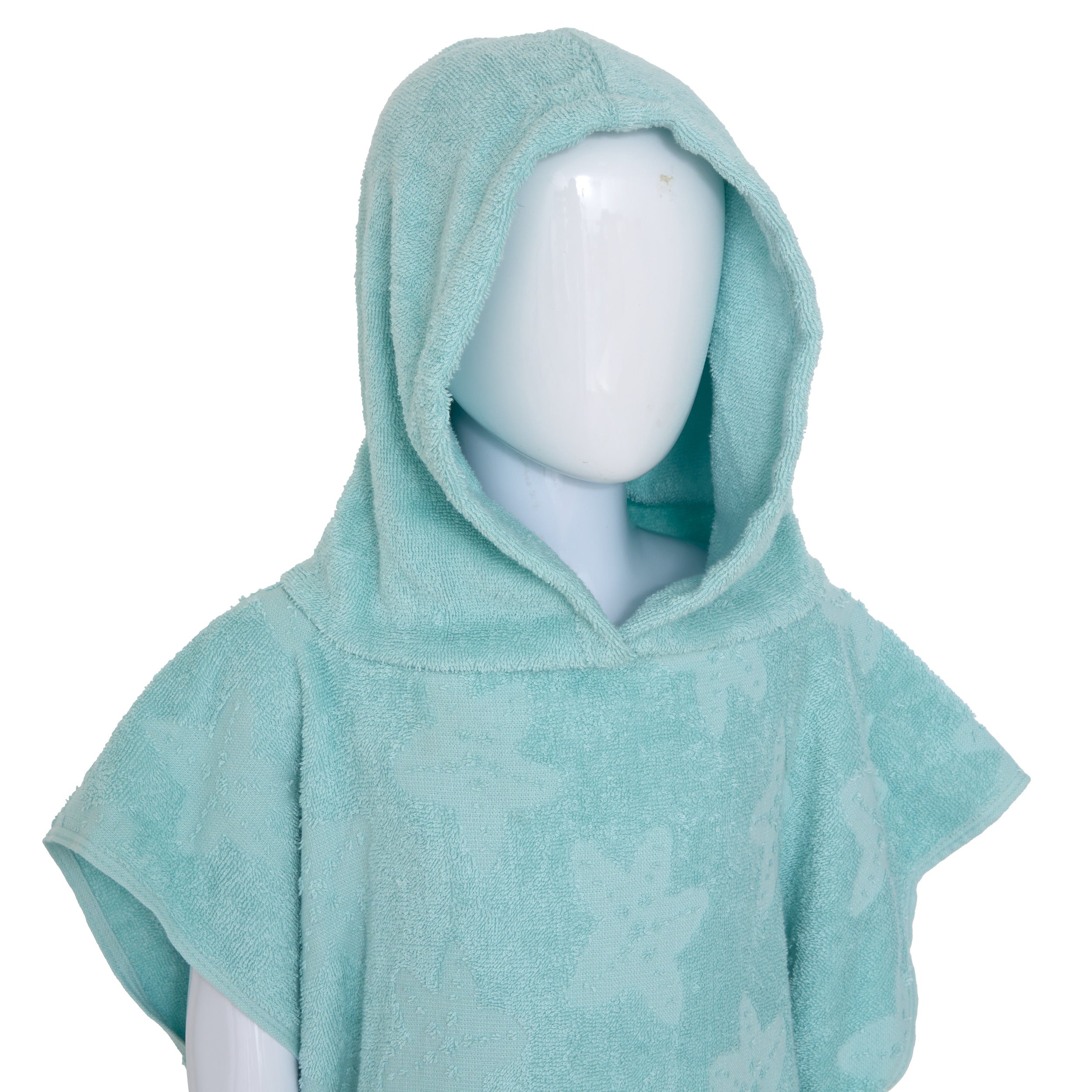 Decoratiune copii, sea bath cape glove set albastru - Atmosphera For Kids