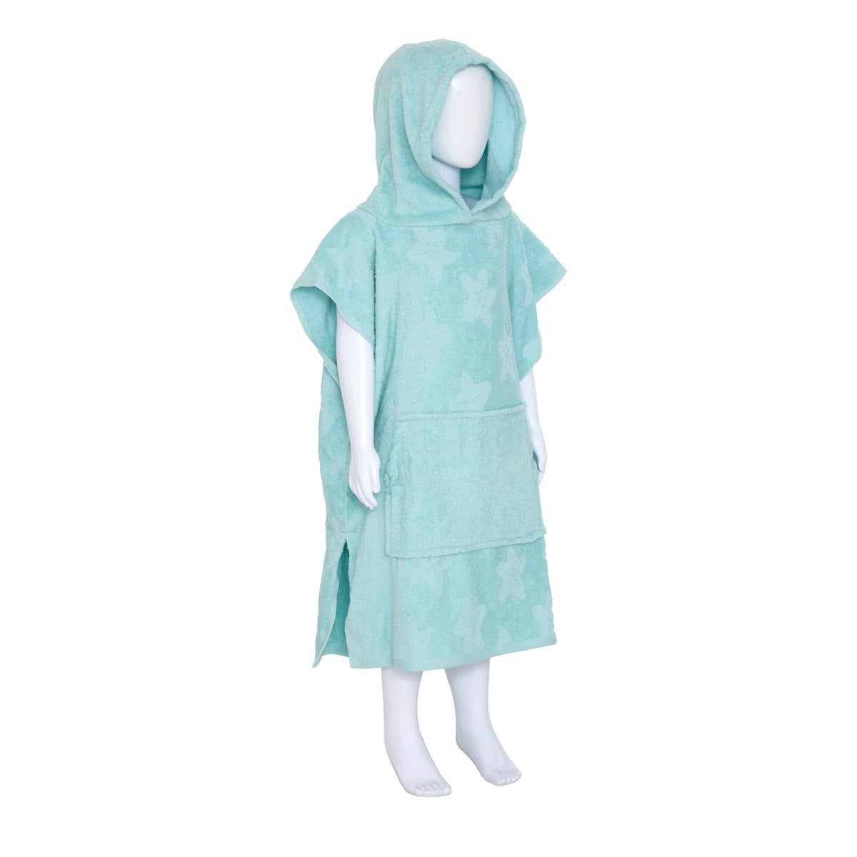 Decoratiune copii, sea bath cape glove set albastru - Atmosphera For Kids