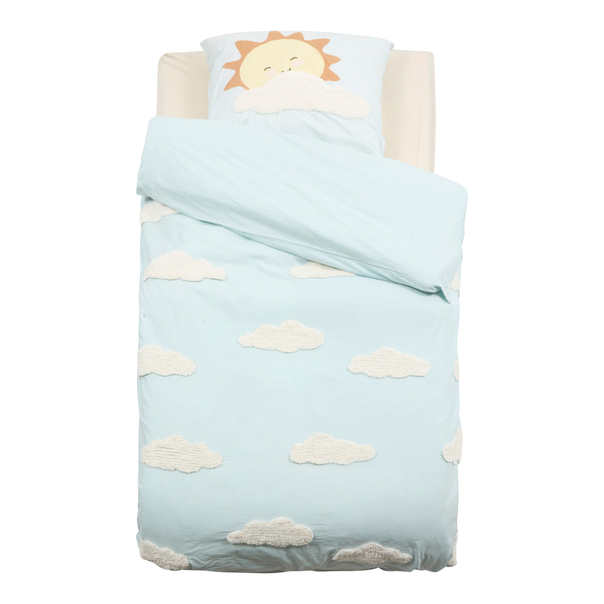 Decoratiune copii, tuft bedset 140 x 200 cm clouds - Atmosphera For Kids