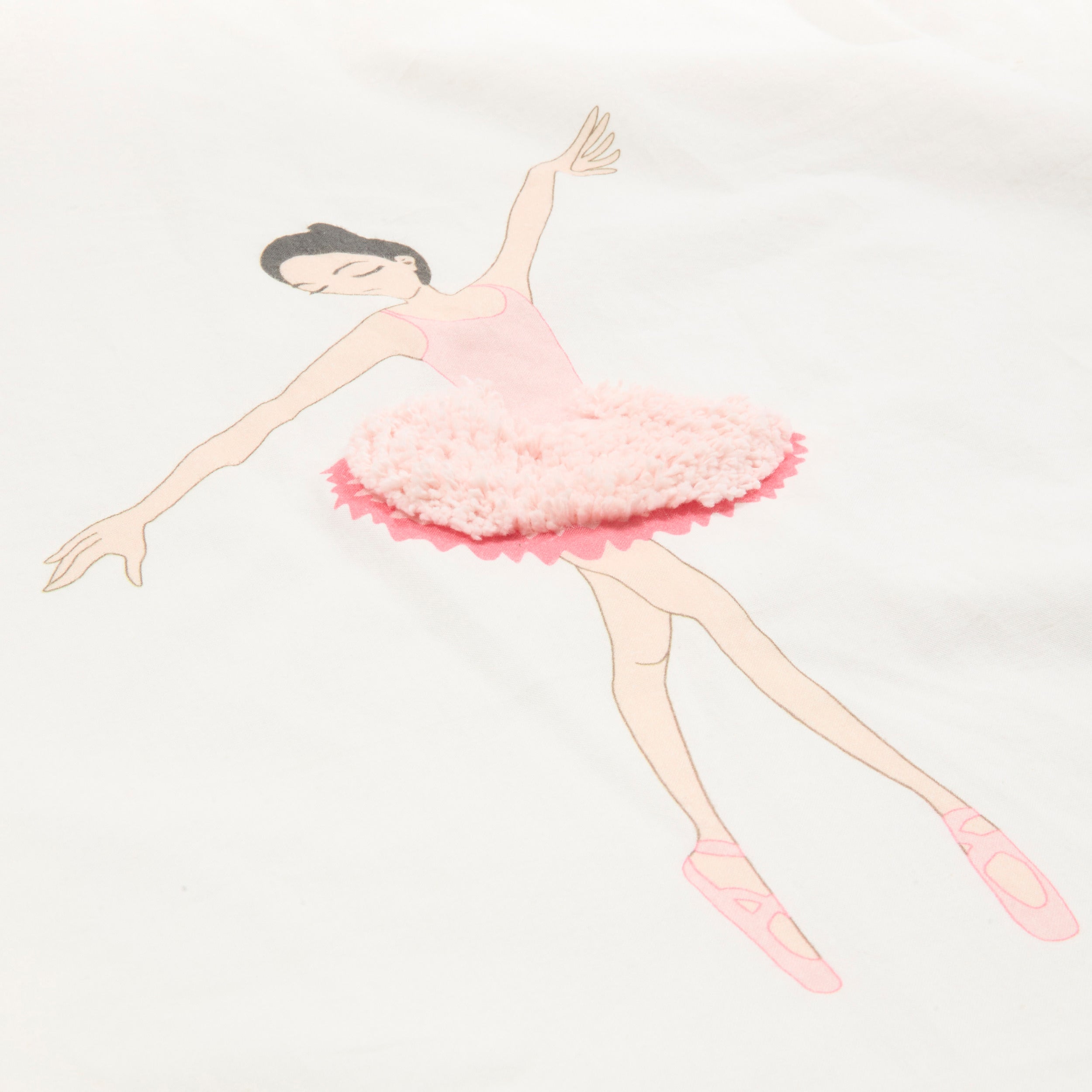 Decoratiune copii, tuft bedset 140 x 200 cm ballerina - Atmosphera For Kids
