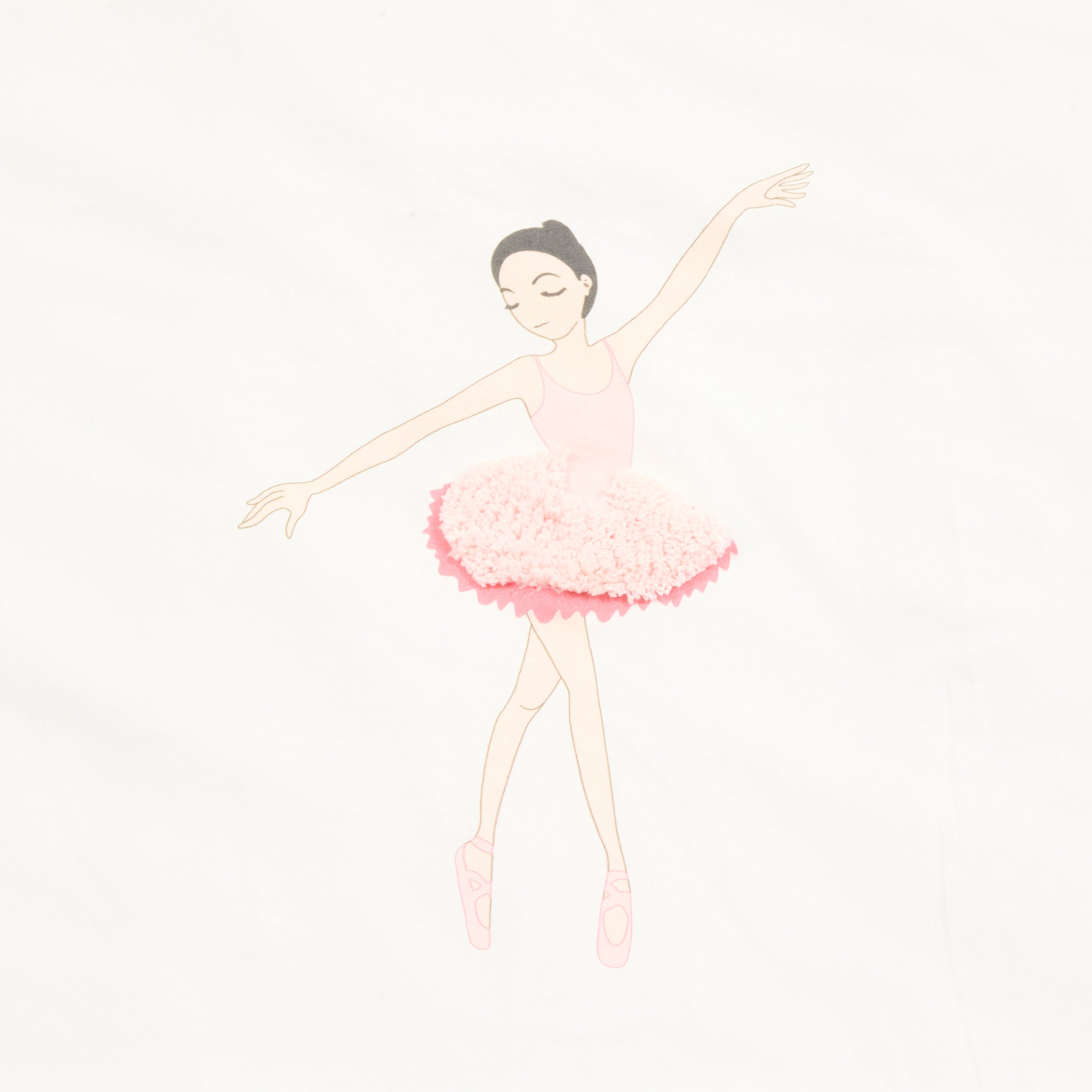Decoratiune copii, tuft bedset 140 x 200 cm ballerina - Atmosphera For Kids