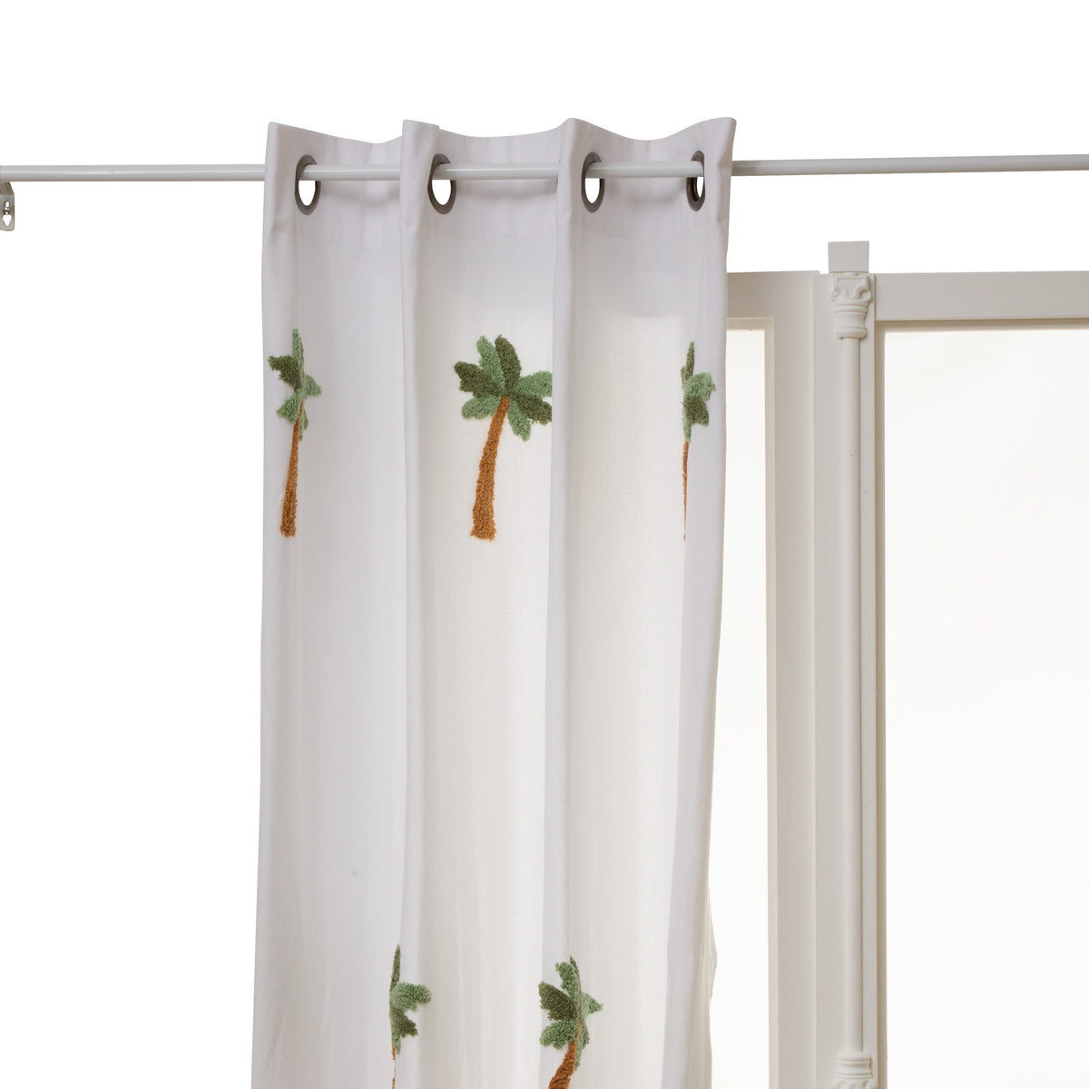 Decoratiune copii, tuft curtain 140 x 260 cm palmtrees - Atmosphera For Kids