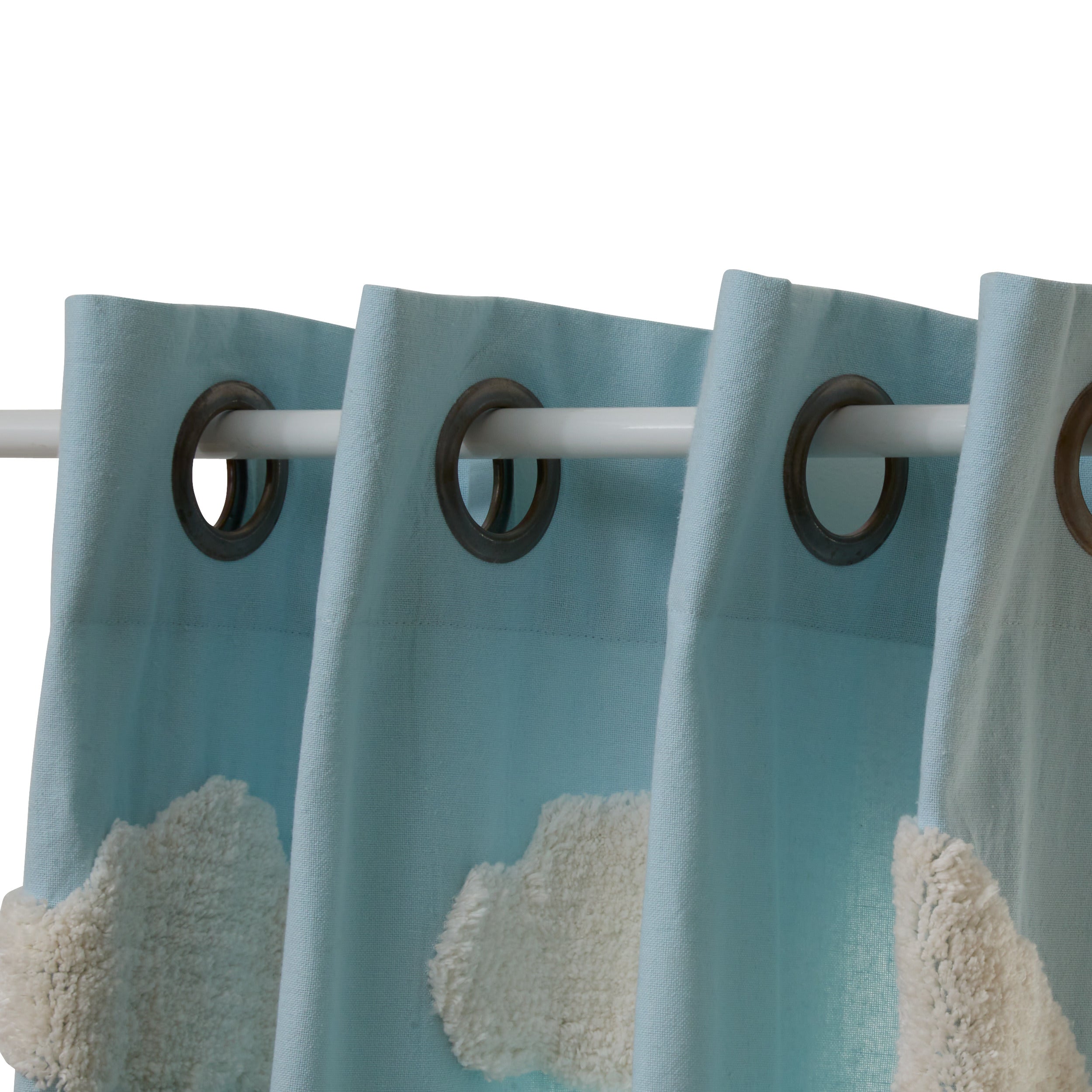 Decoratiune copii, tuft curtain 140 x 260 cm clouds - Atmosphera For Kids