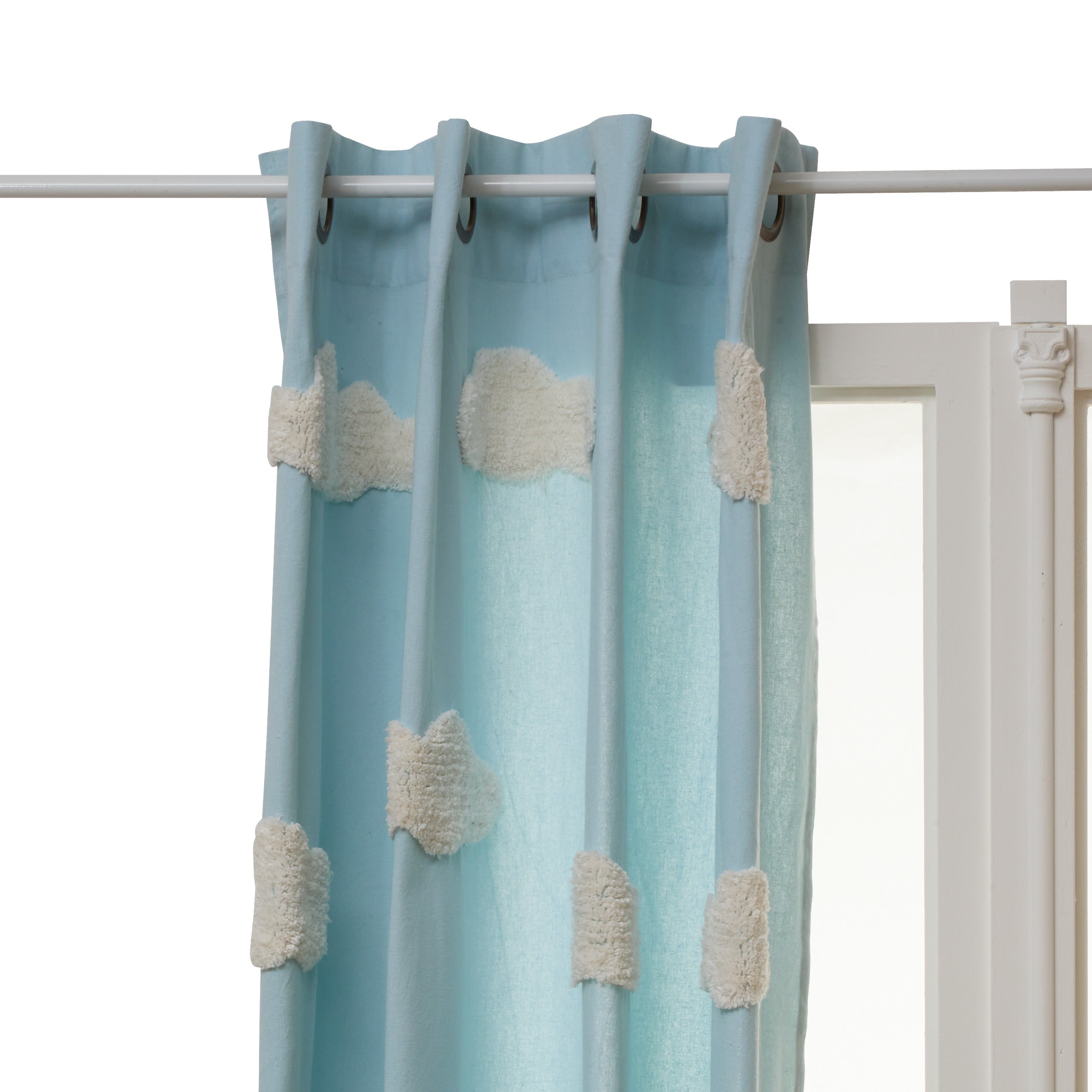 Decoratiune copii, tuft curtain 140 x 260 cm clouds - Atmosphera For Kids