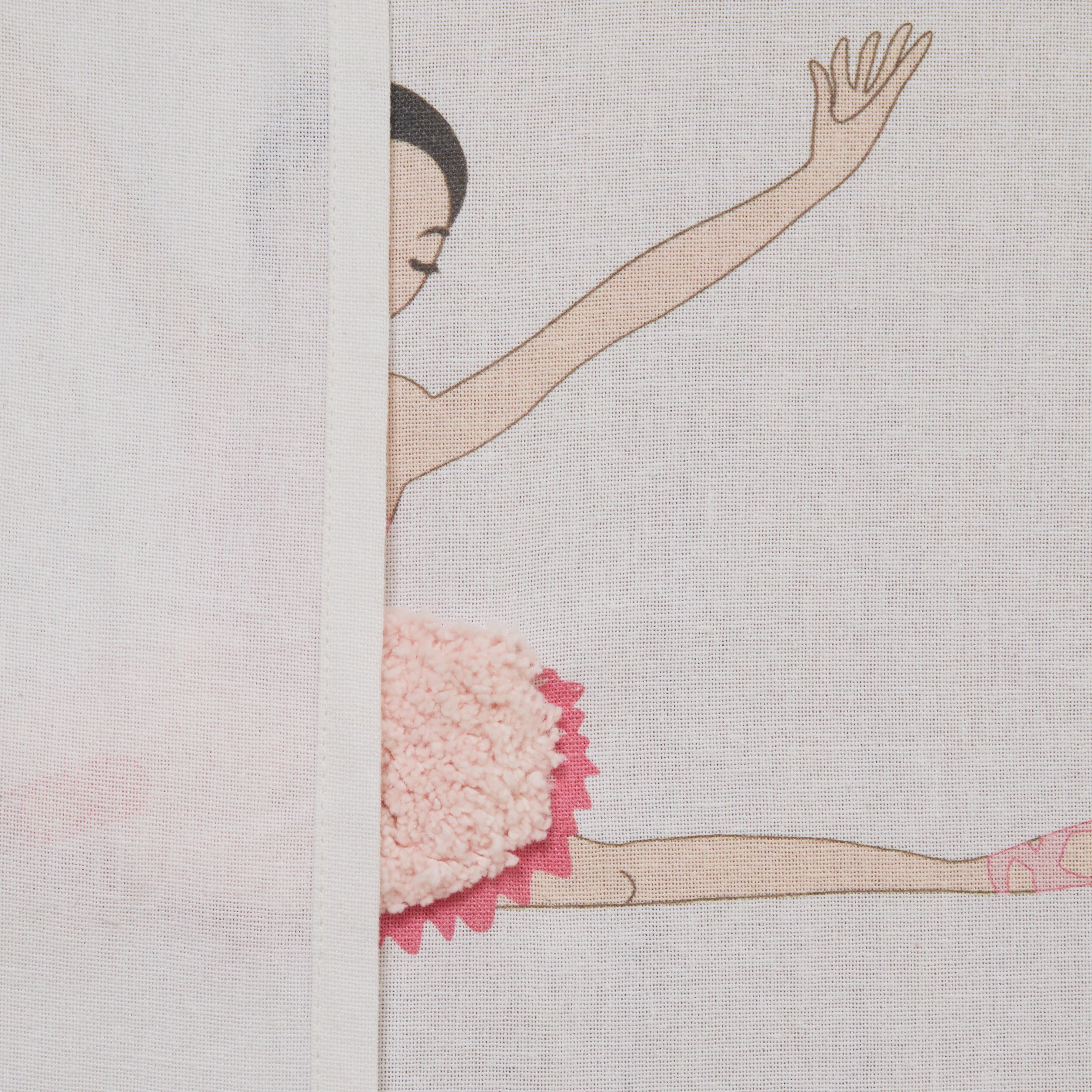 Decoratiune copii, tuft curtain 140 x 260 cm balleri - Atmosphera For Kids