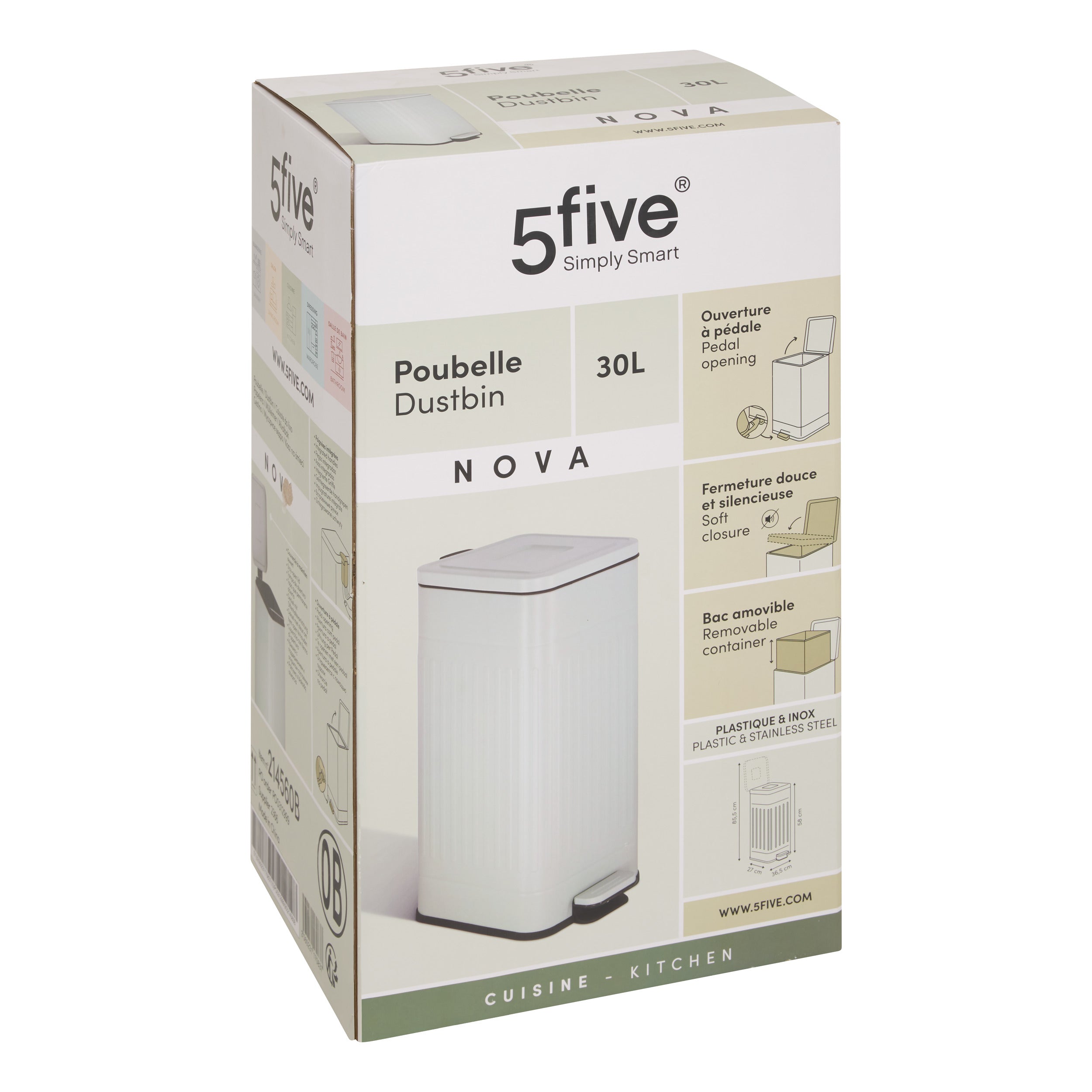 Bin stl 30 l celadon nova - Five