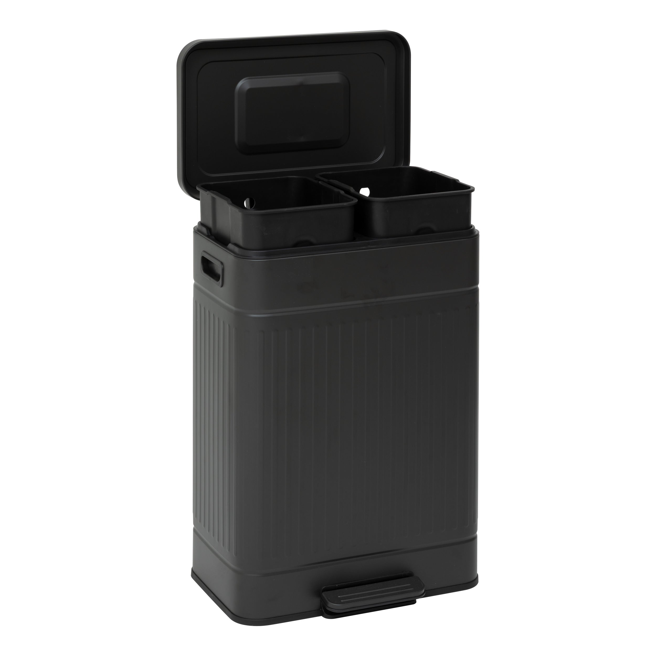 Bin sort stl 2x30l negru nova - Five