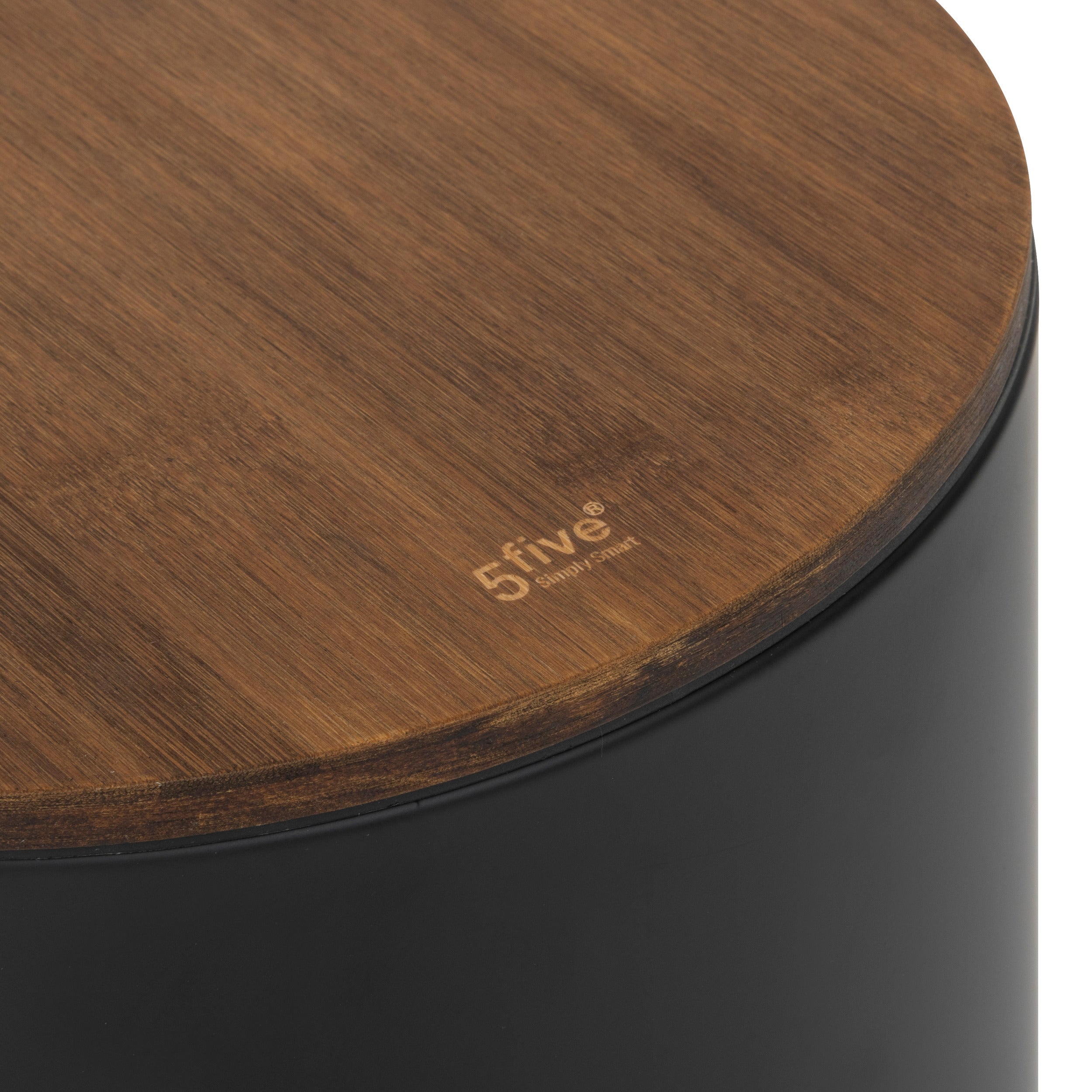 Bin 30 l negru ef acacia modern - Five
