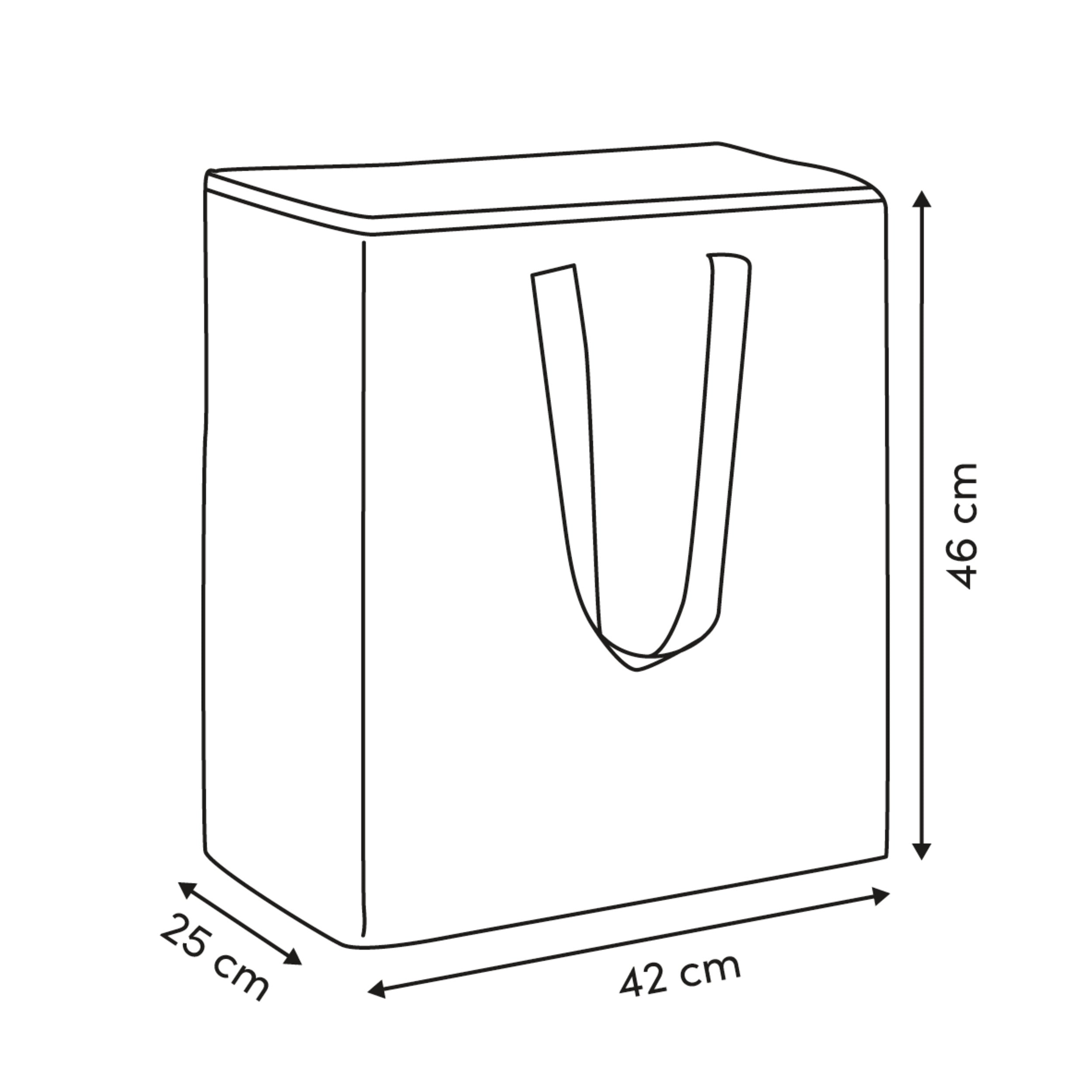 Shopping bag with zip l - Five