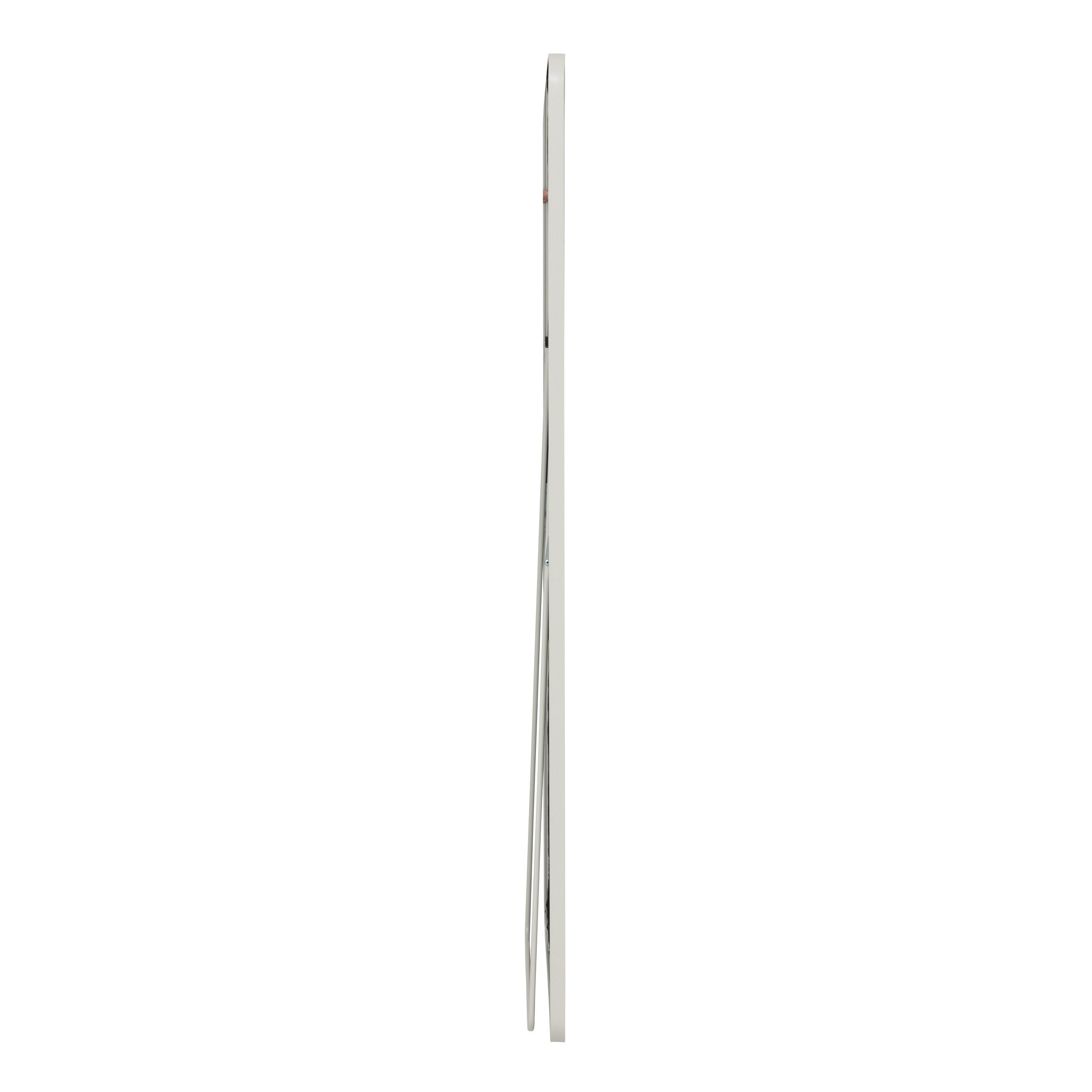 Oglinda cu suport 160 x 56 cm metal culoarea argilei