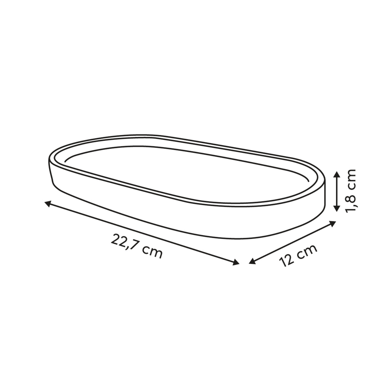 Tray strio celadon - Five