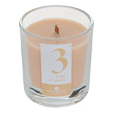 Lumanare parfumata "Numia" - Parfum lemnos, Chihlimbar, 180 g - Atmosphera