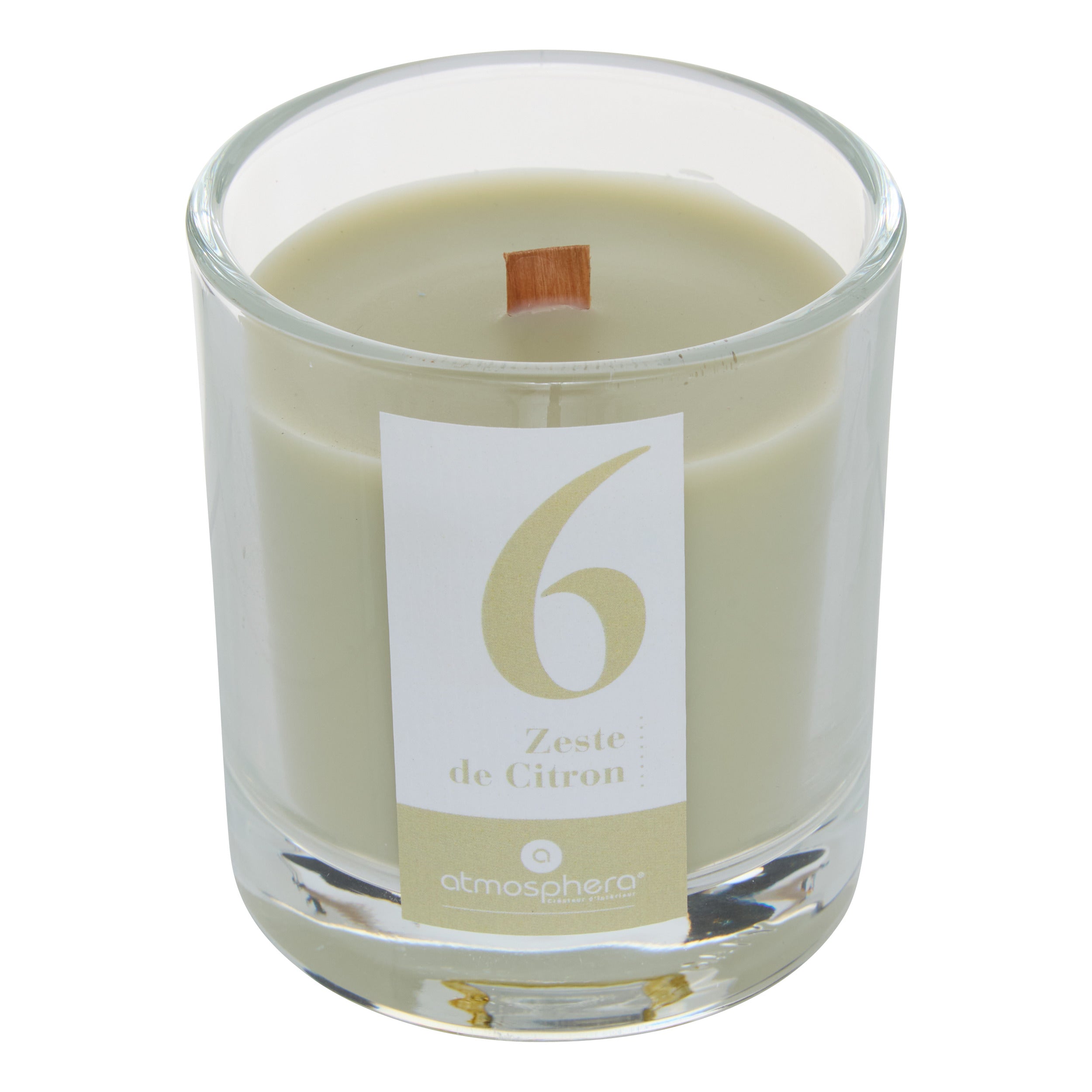 Lumanare parfumata "Numia" - Parfum fructat, Lamaie, 180 g - Atmosphera