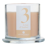Lumanare parfumata "Numia" - Parfum lemnos, Chihlimbar, 240 g - Atmosphera