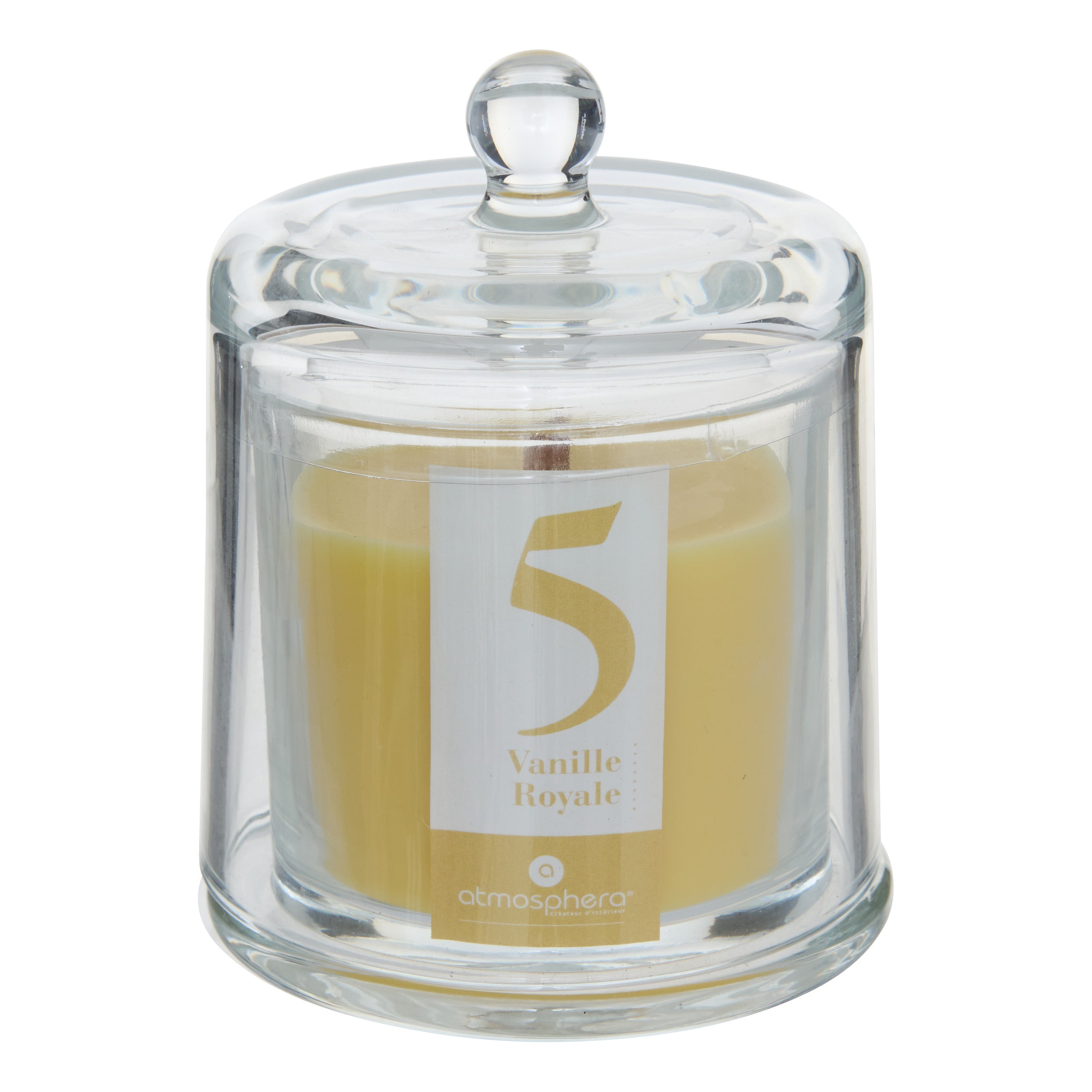 Lumanare parfumata "Numia" - Aroma gourmet, Vanilie, 240 g - Atmosphera