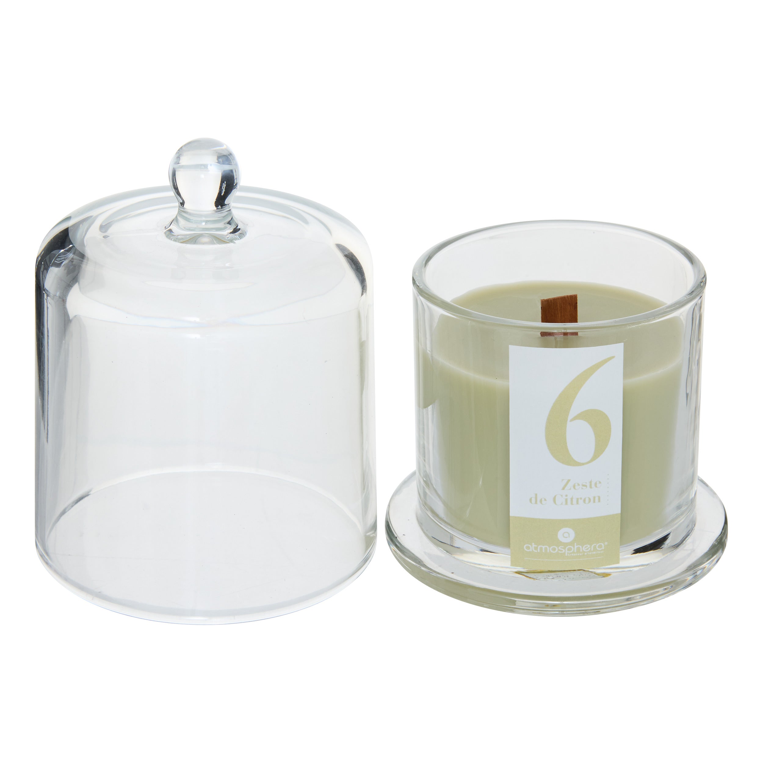 Lumanare parfumata "Numia" - Parfum fructat, Lamaie, 240 g - Atmosphera