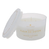 Lumanare parfumata "Glowy" - Parfum floral, Floare de bumbac, 440 g - Atmosphera
