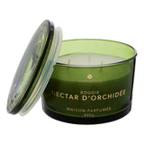 Lumanare parfumata "Glowy" - Parfum floral, Nectar de orhidee, 440 g - Atmosphera