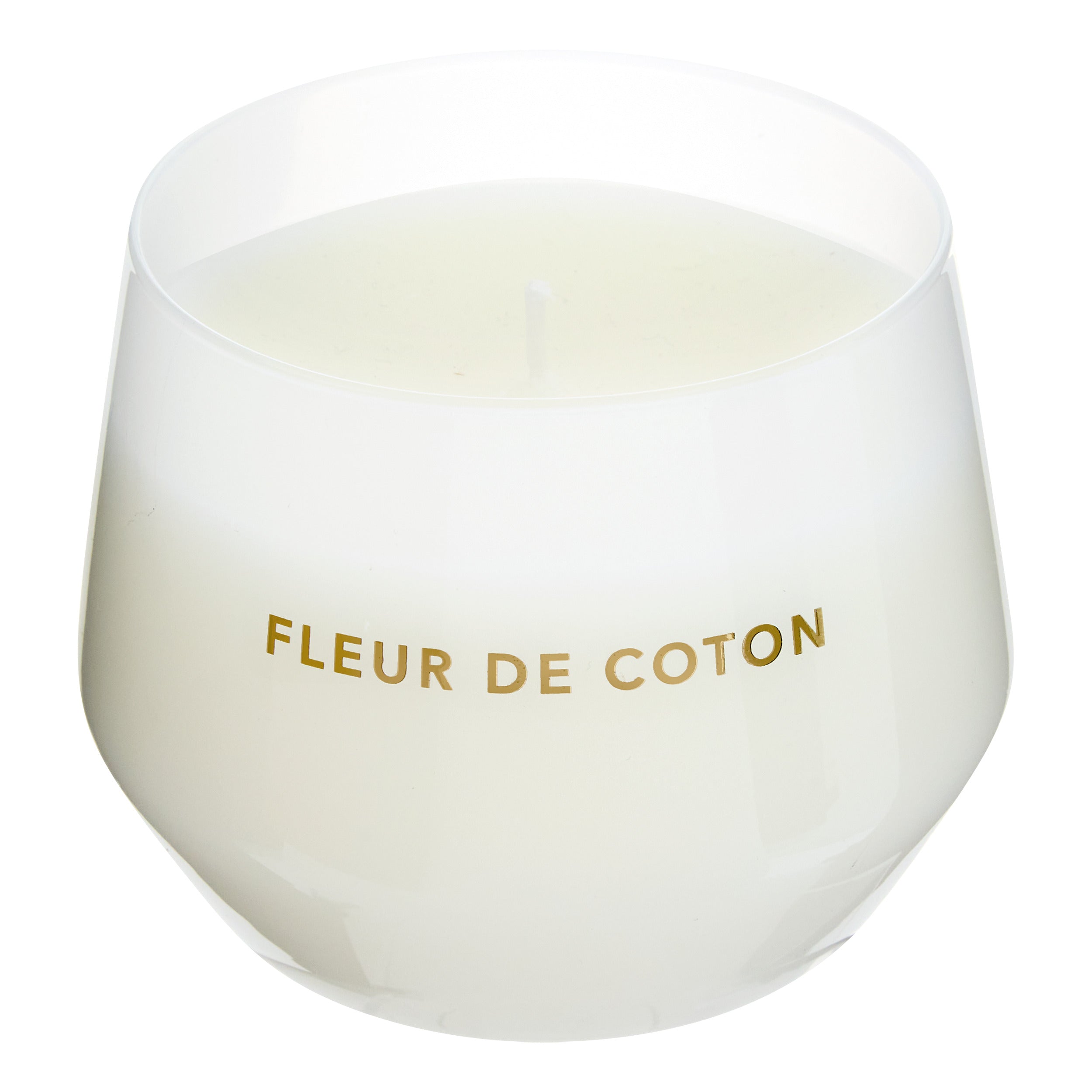 Lumanare parfumata "Glowy" - Parfum floral, Floare de bumbac, 300 g - Atmosphera