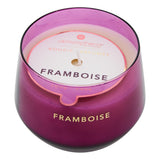 Lumanare parfumata "Glowy" - Parfum fructat, Zmeura, 300 g - Atmosphera