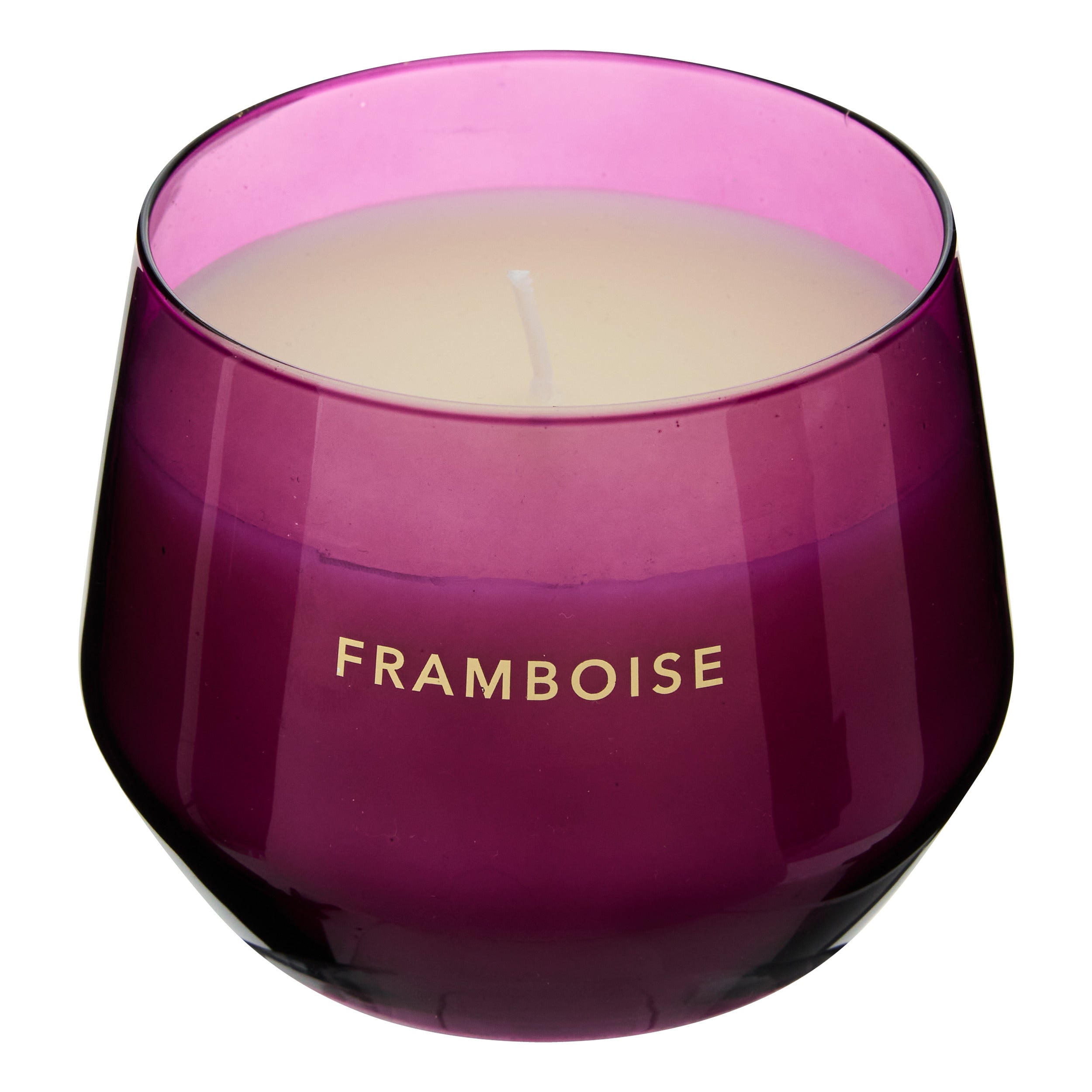 Lumanare parfumata "Glowy" - Parfum fructat, Zmeura, 300 g - Atmosphera