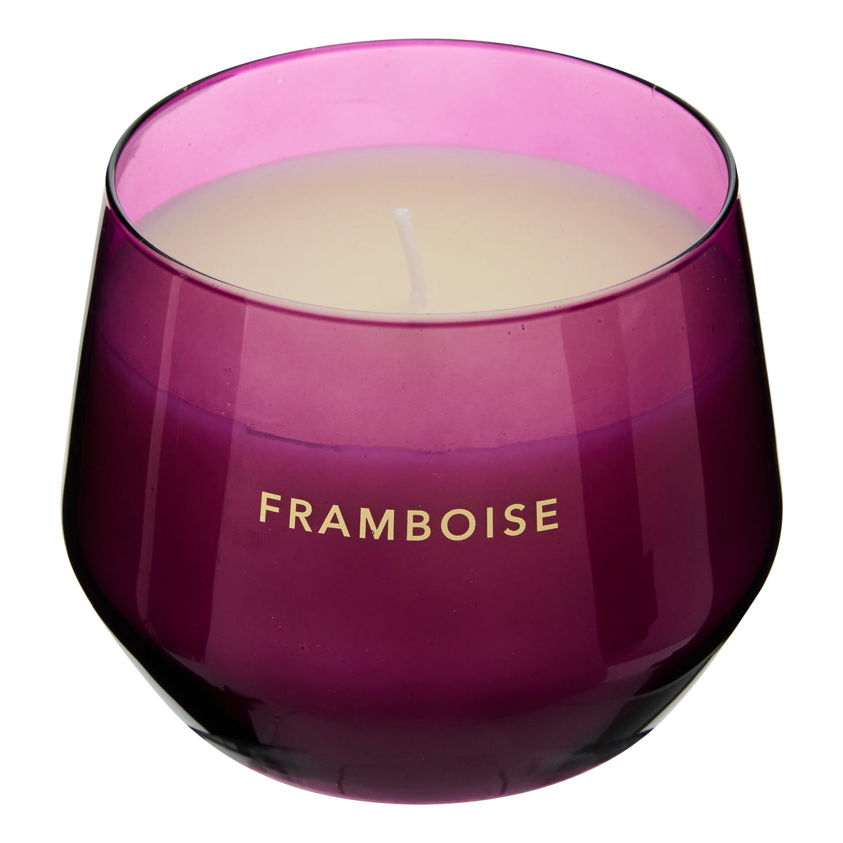Lumanare parfumata "Glowy" - Parfum fructat, Zmeura, 300 g - Atmosphera