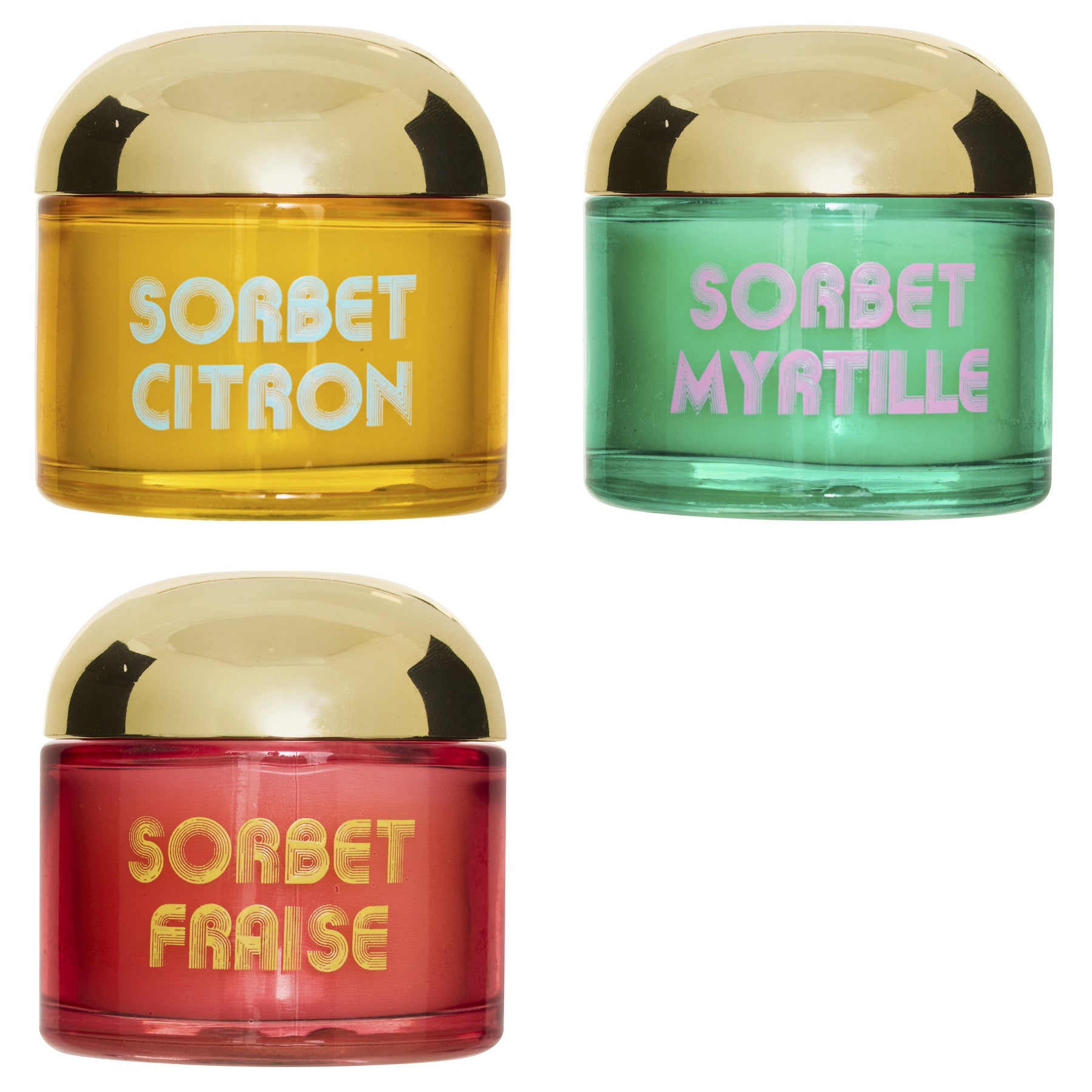 Lumanare parfumata rotunda "Sorbet" - Mai multe arome, 50 g - Atmosphera
