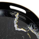 Elya marble pl tray D33 cm - Atmosphera