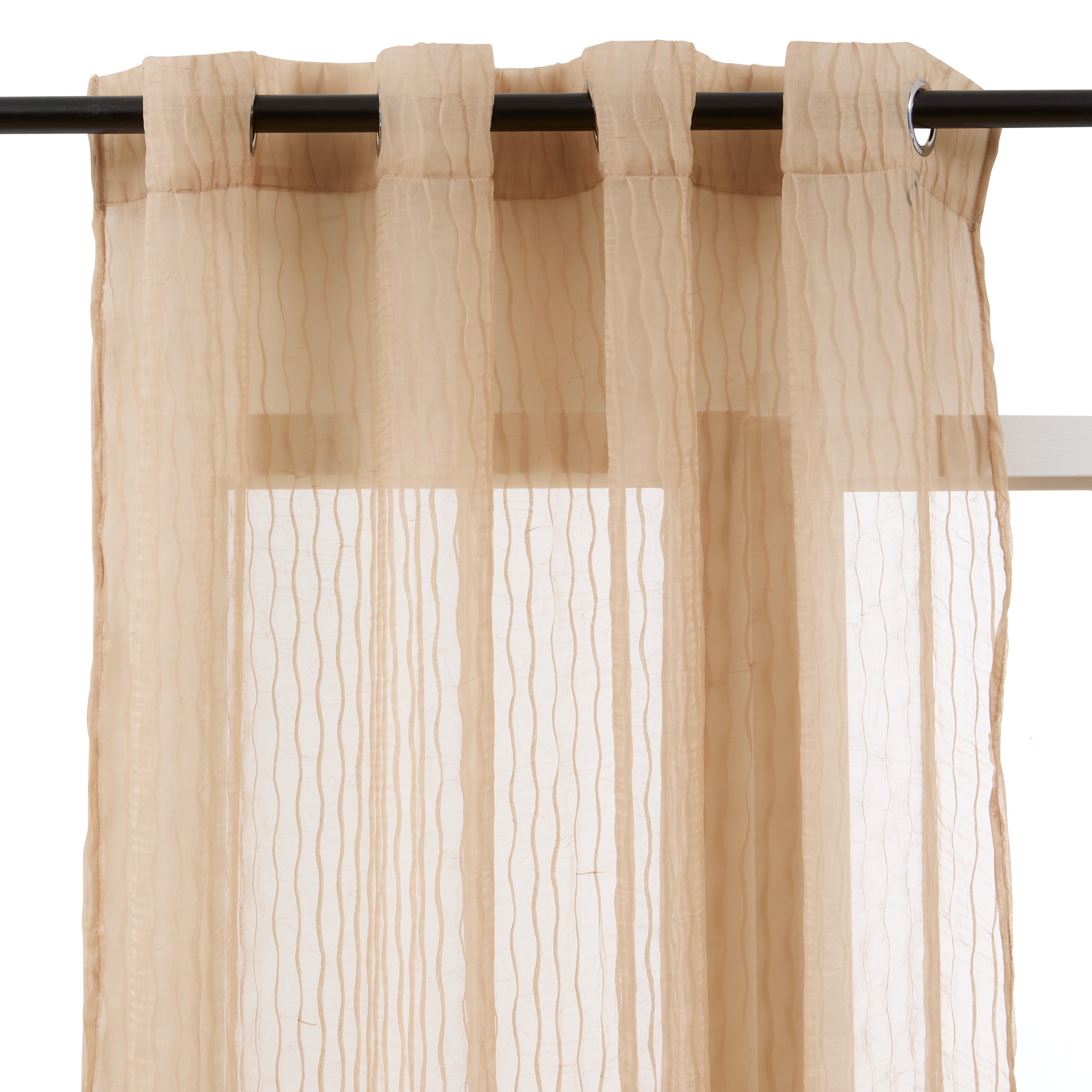 Textila pentru casa, net curt mila linen 140 x 240 cm - Atmosphera