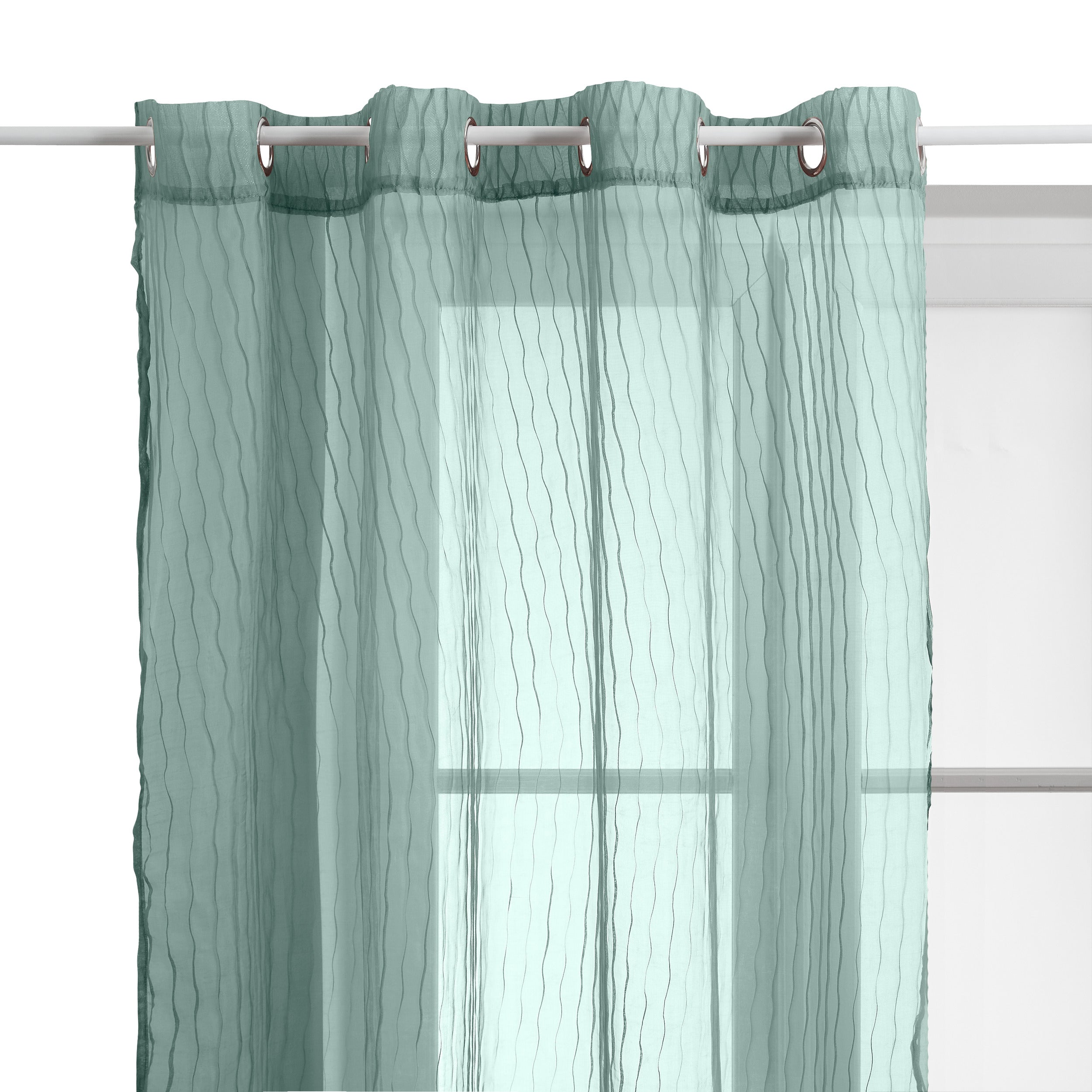 Textila pentru casa, net curt mila celad 140 x 240 cm - Atmosphera